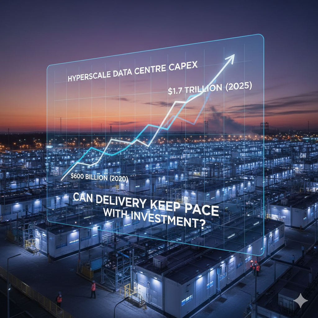 The Trillion-Dollar Bottleneck: Why Hyperscale Capex Is Outrunning Delivery