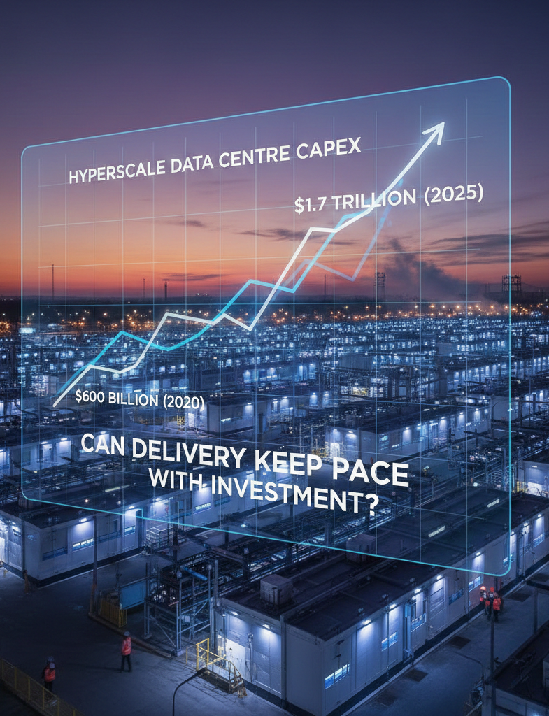 The Trillion-Dollar Bottleneck: Why Hyperscale Capex Is Outrunning Delivery