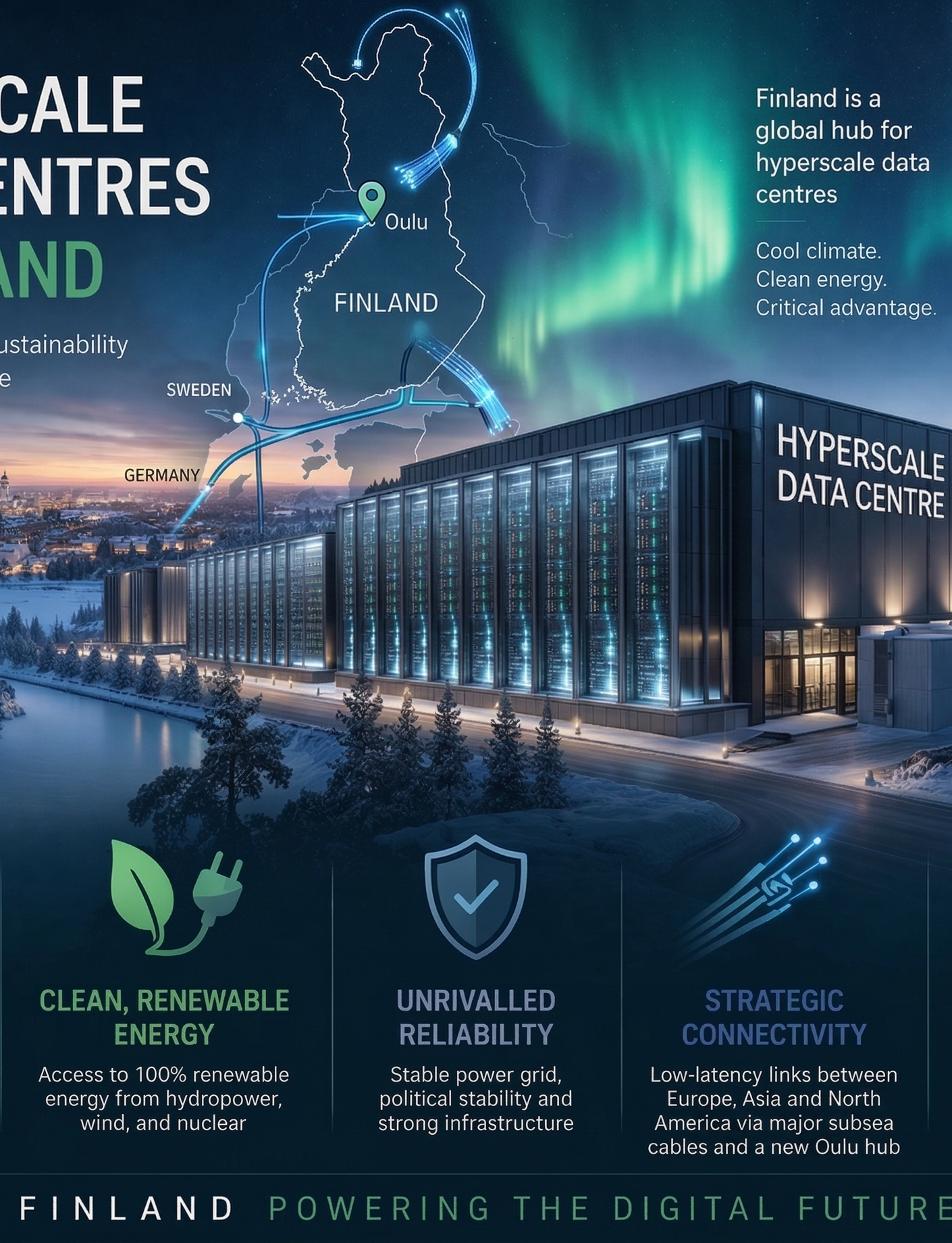 Finland's Hyperscale Boom: Cool Climate, Hot Delivery Risk