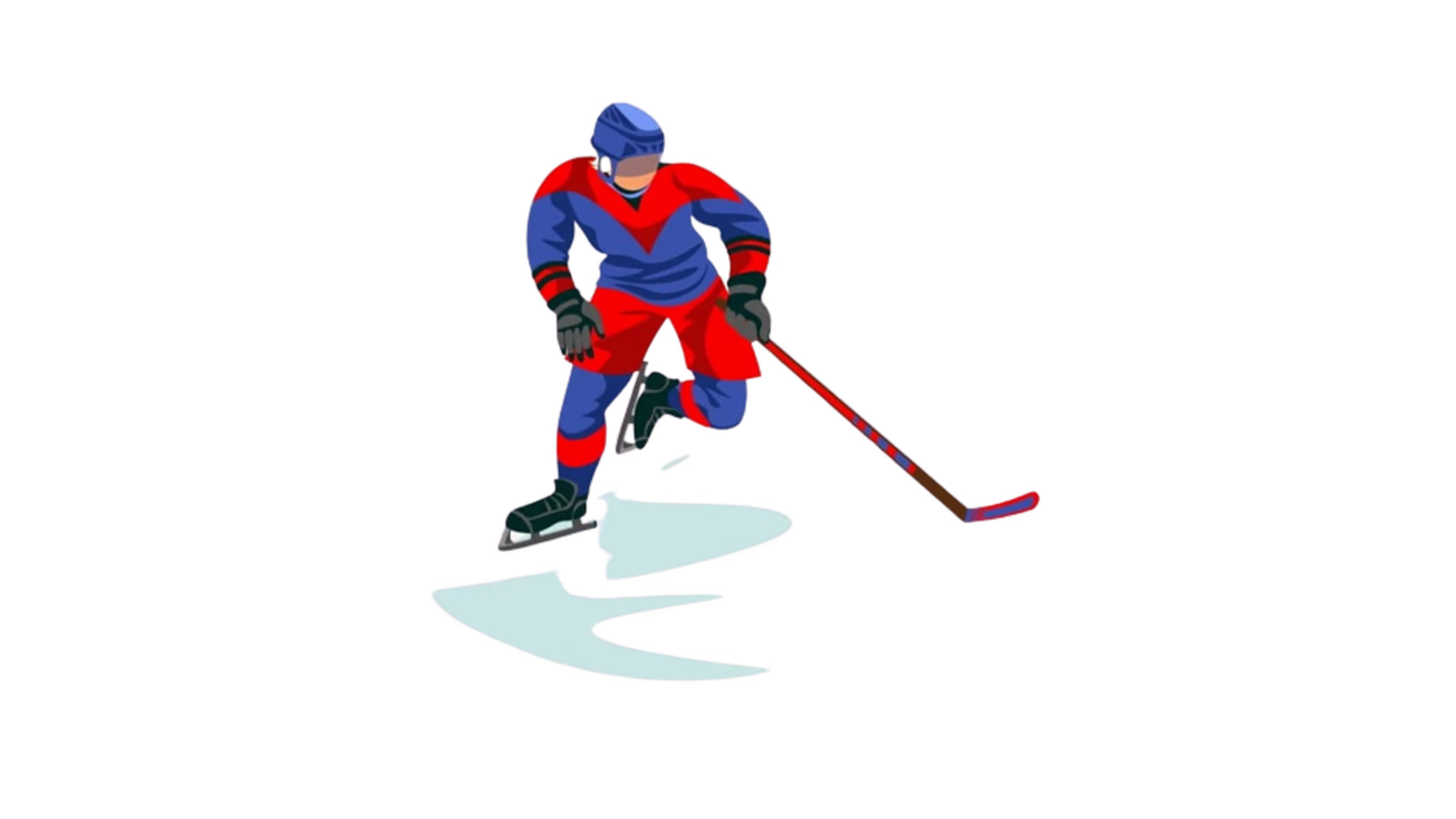 Hockey Games Illustration