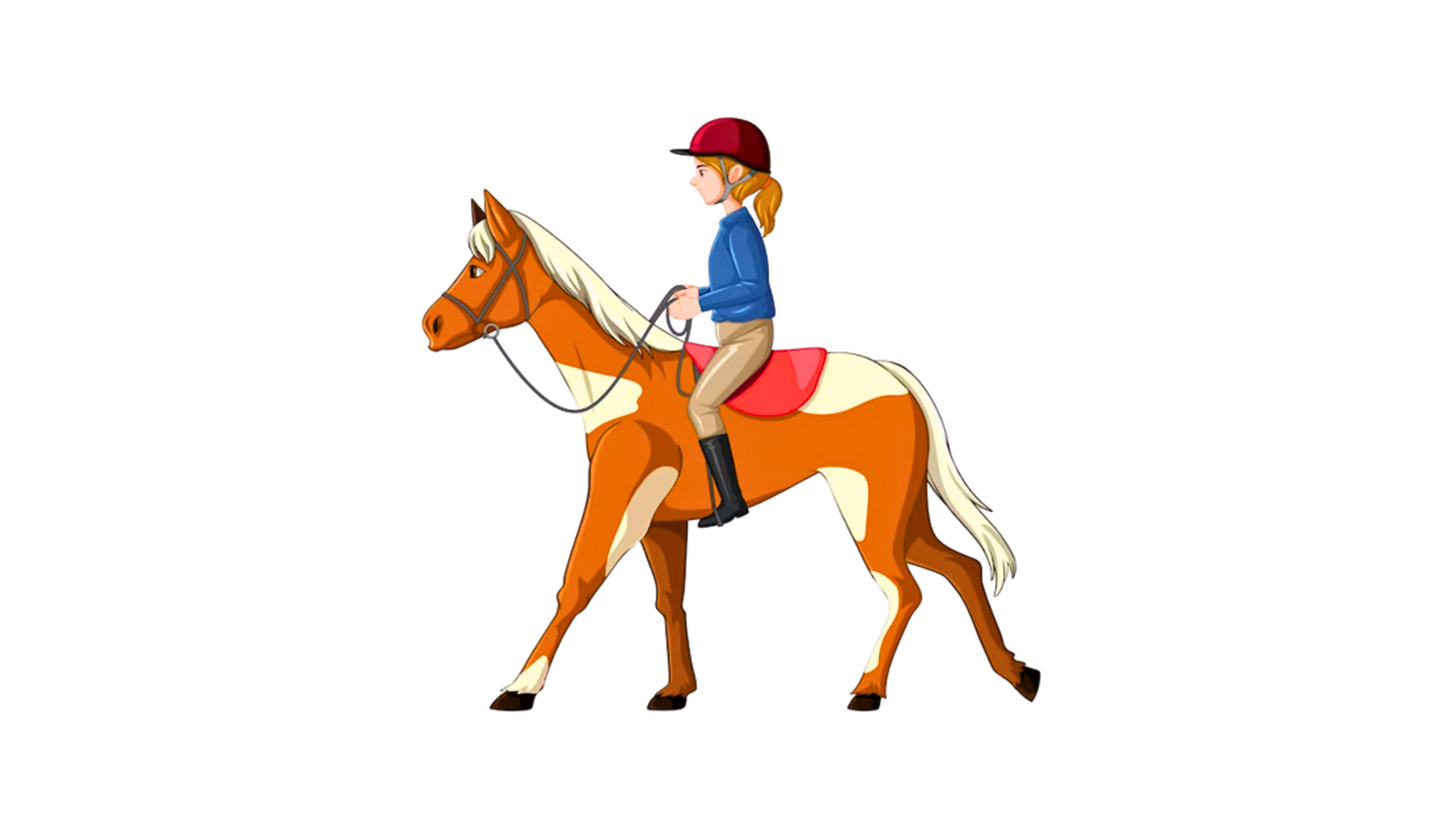 Horse Riding Games Illustration
