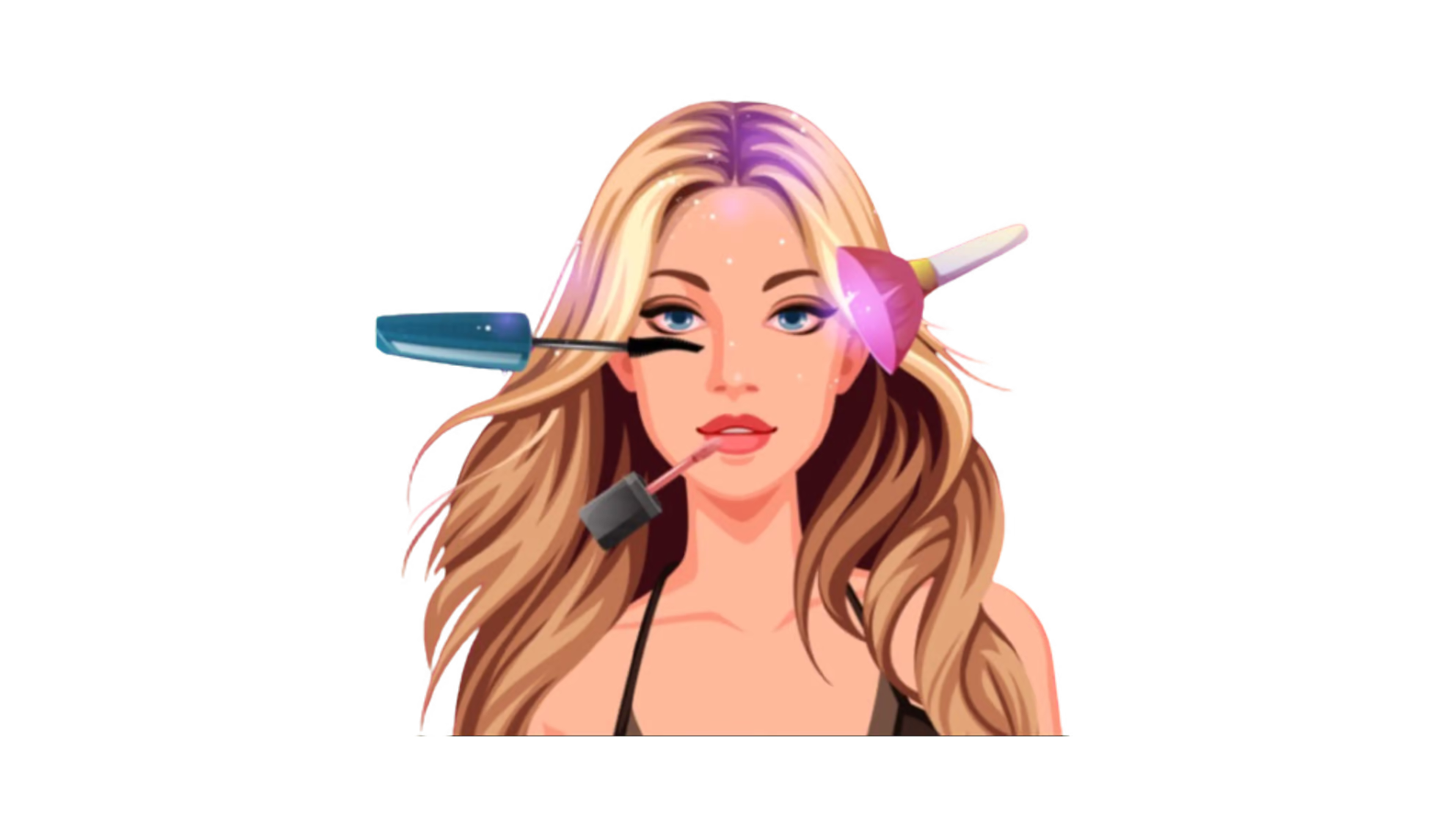 Makeover Games Illustration Makeover Games Illustration