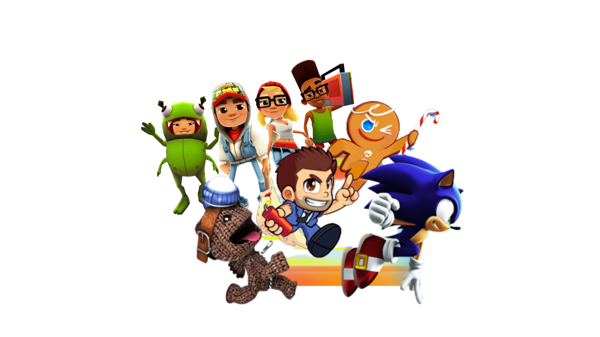 Runner Games Illustration Runner Games Illustration