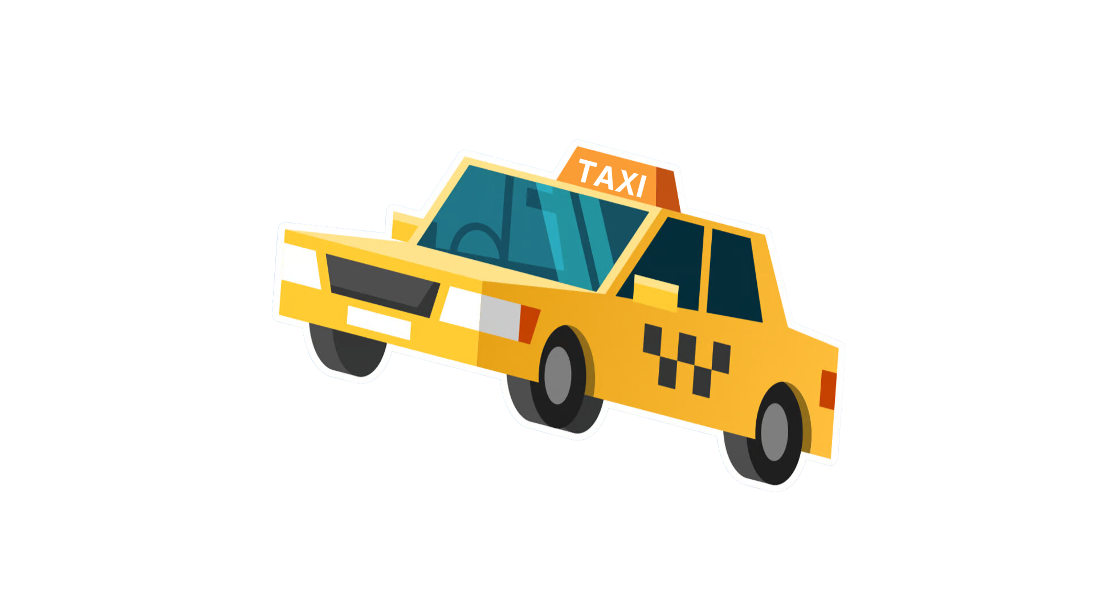 Taxi Games Illustration