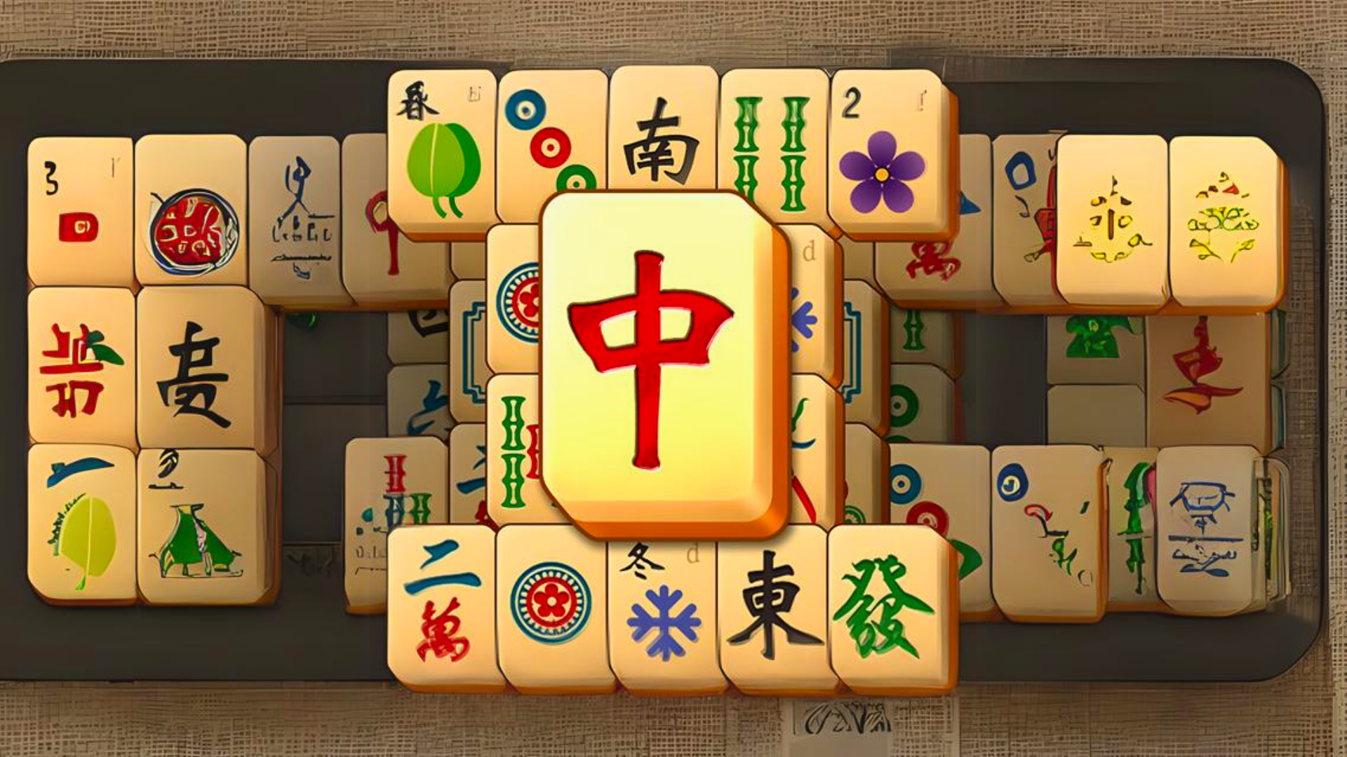 Mahjong Games Illustration Mahjong Games Illustration