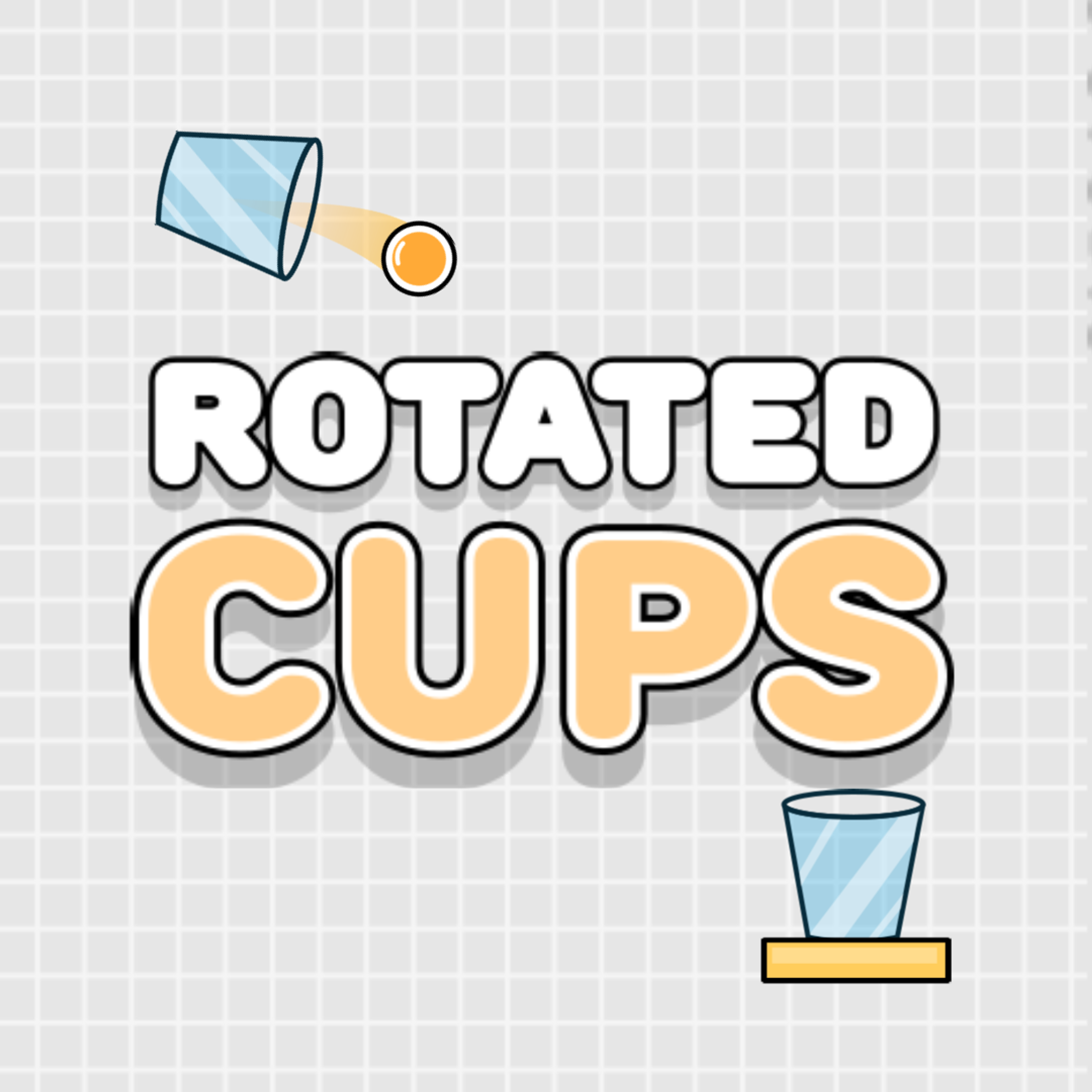 Rotated Cups Illustration