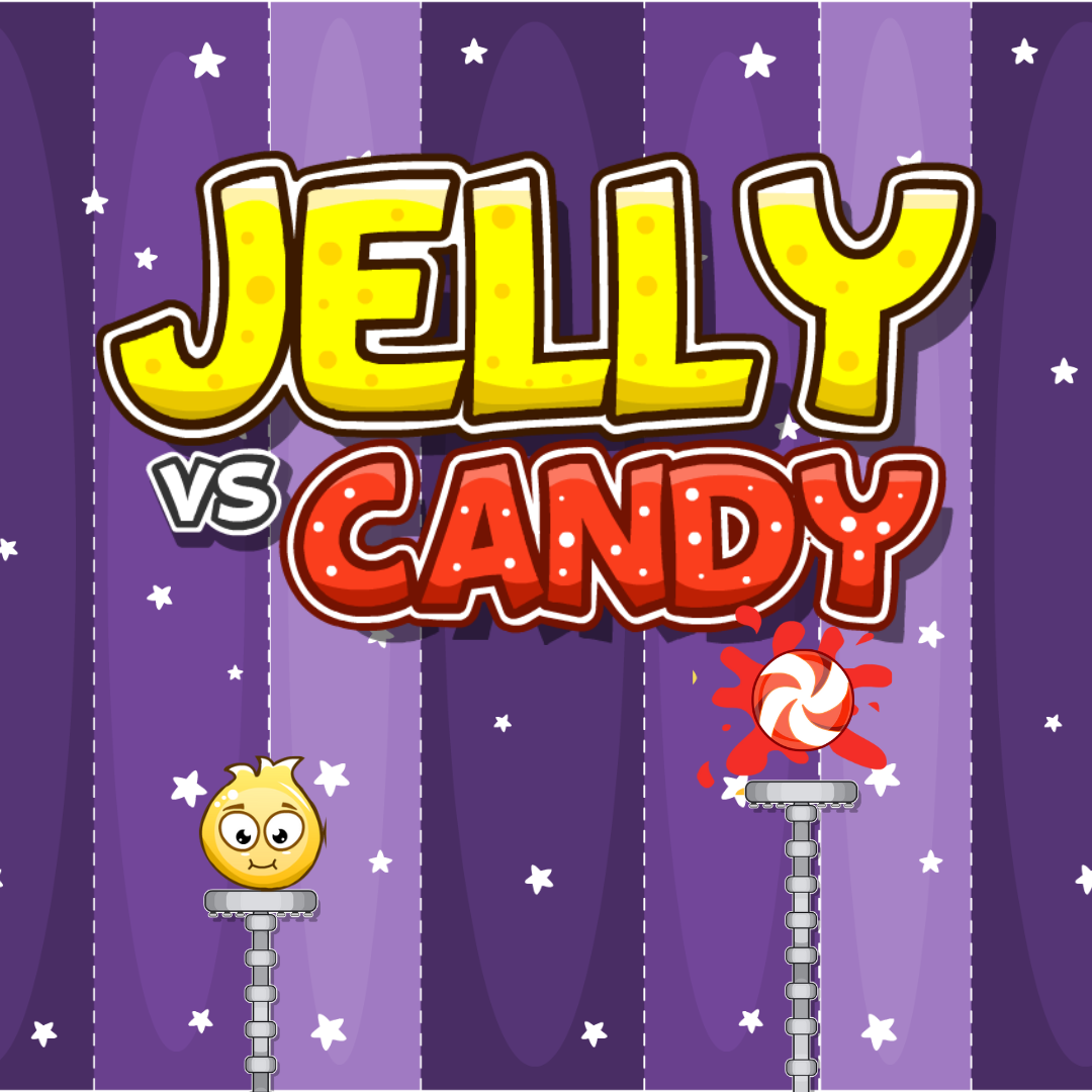 Jelly Vs Candy Illustration Jelly Vs Candy Illustration
