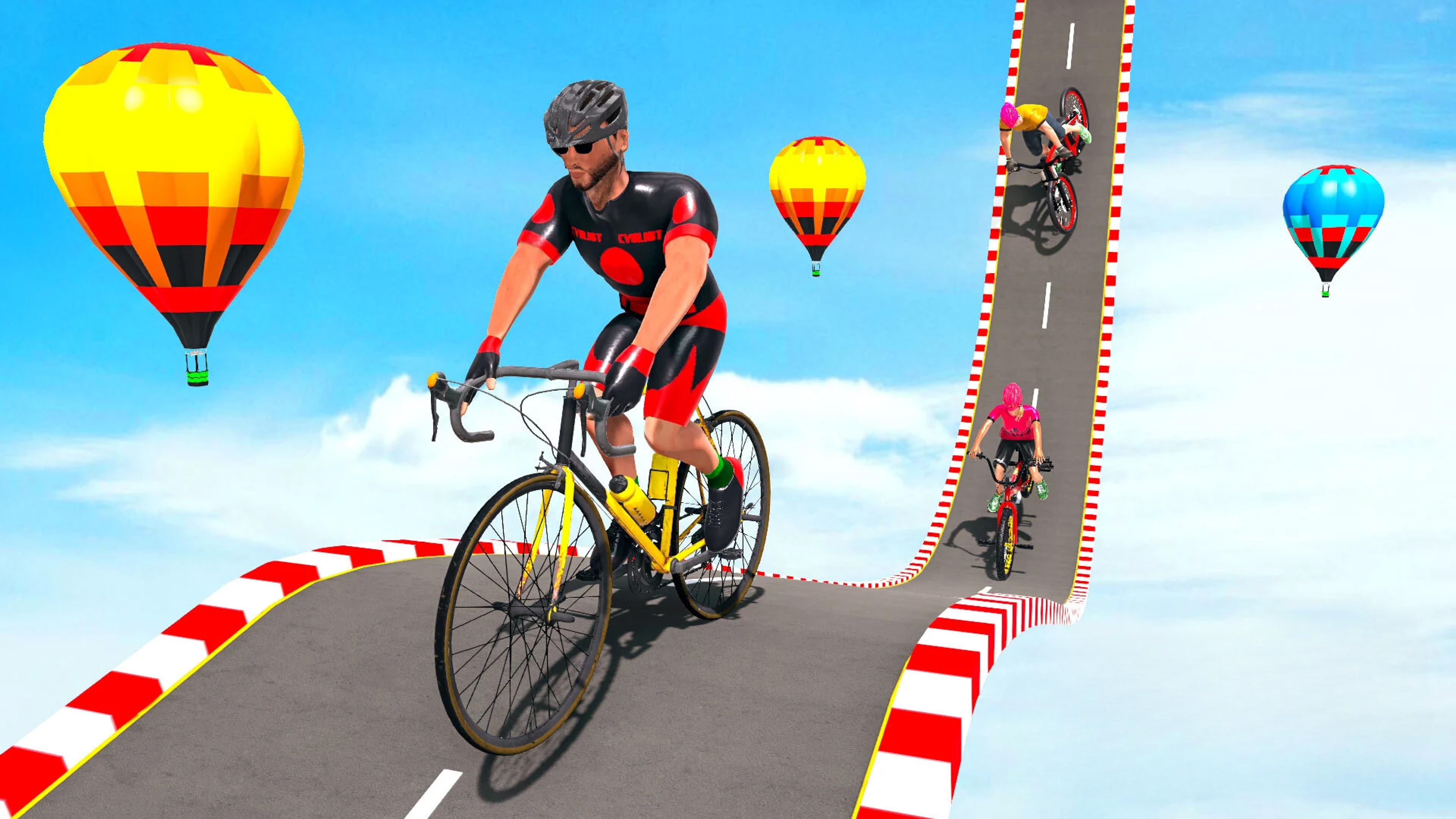 Bicycle Games Illustration