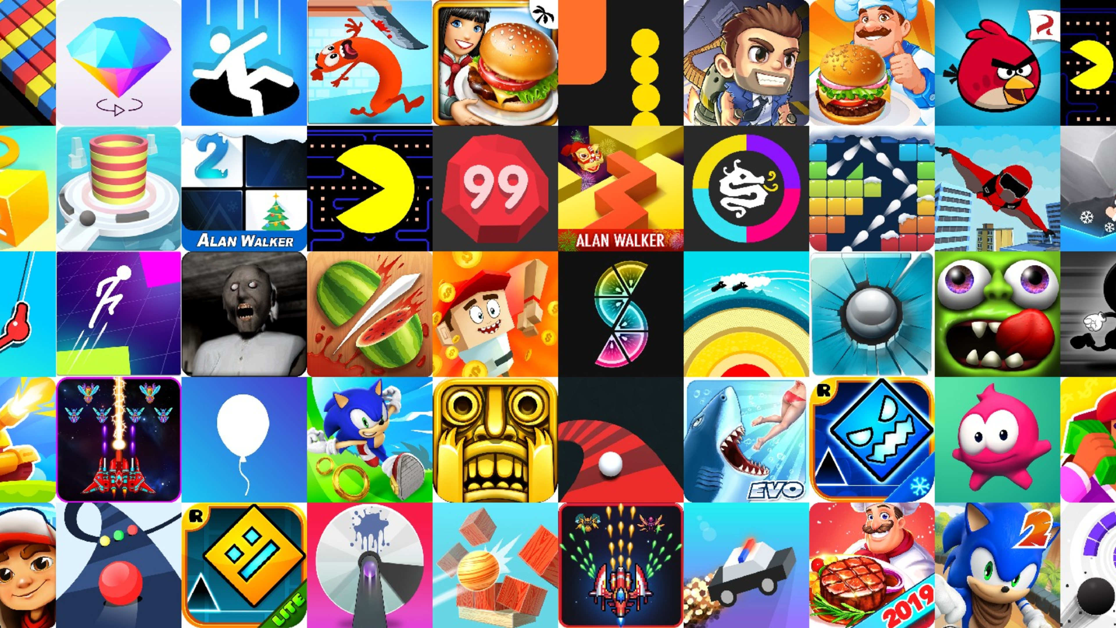 Game Category icons Illustration