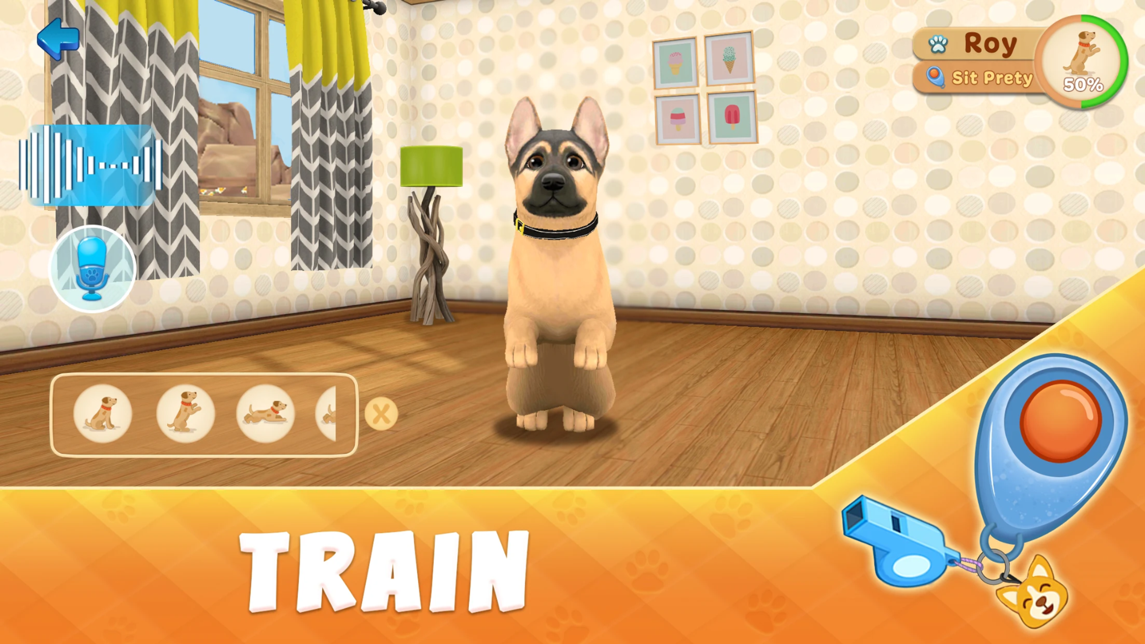 Dog Games Illustration