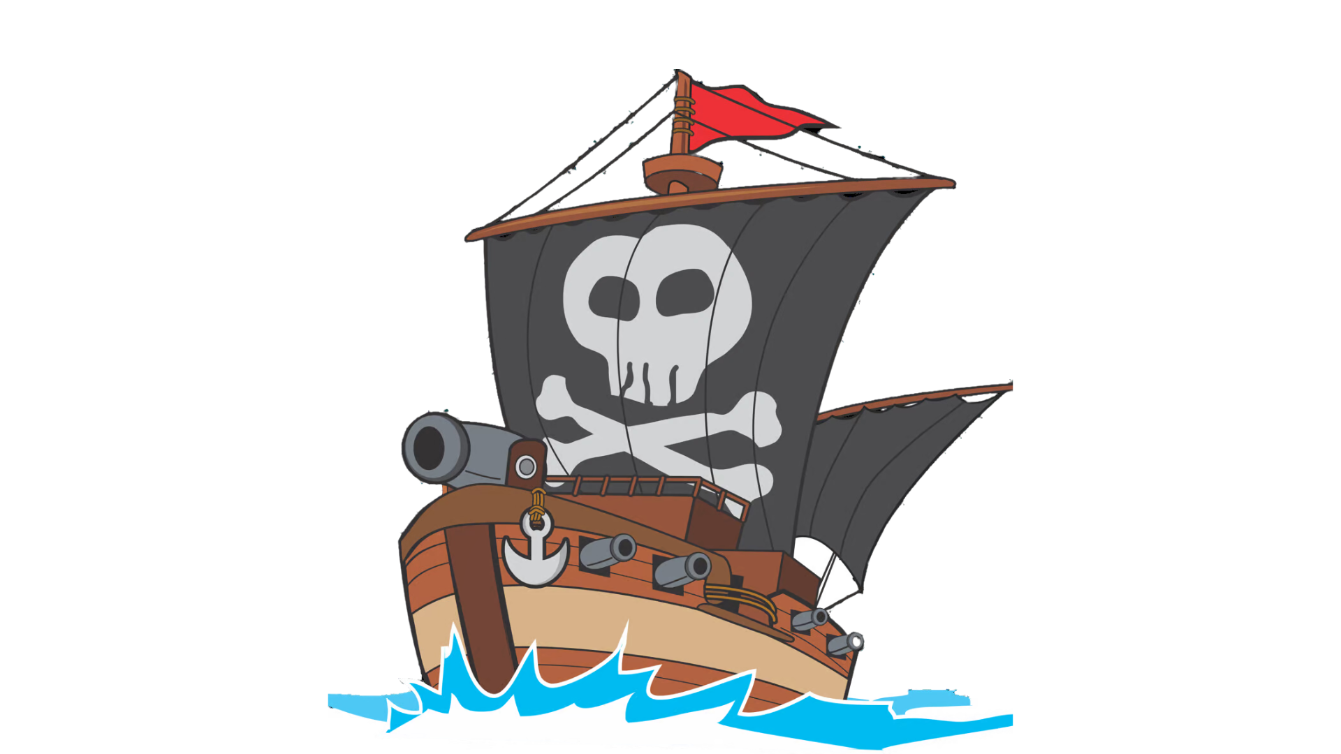 Pirate Games Illustration Pirate Games Illustration