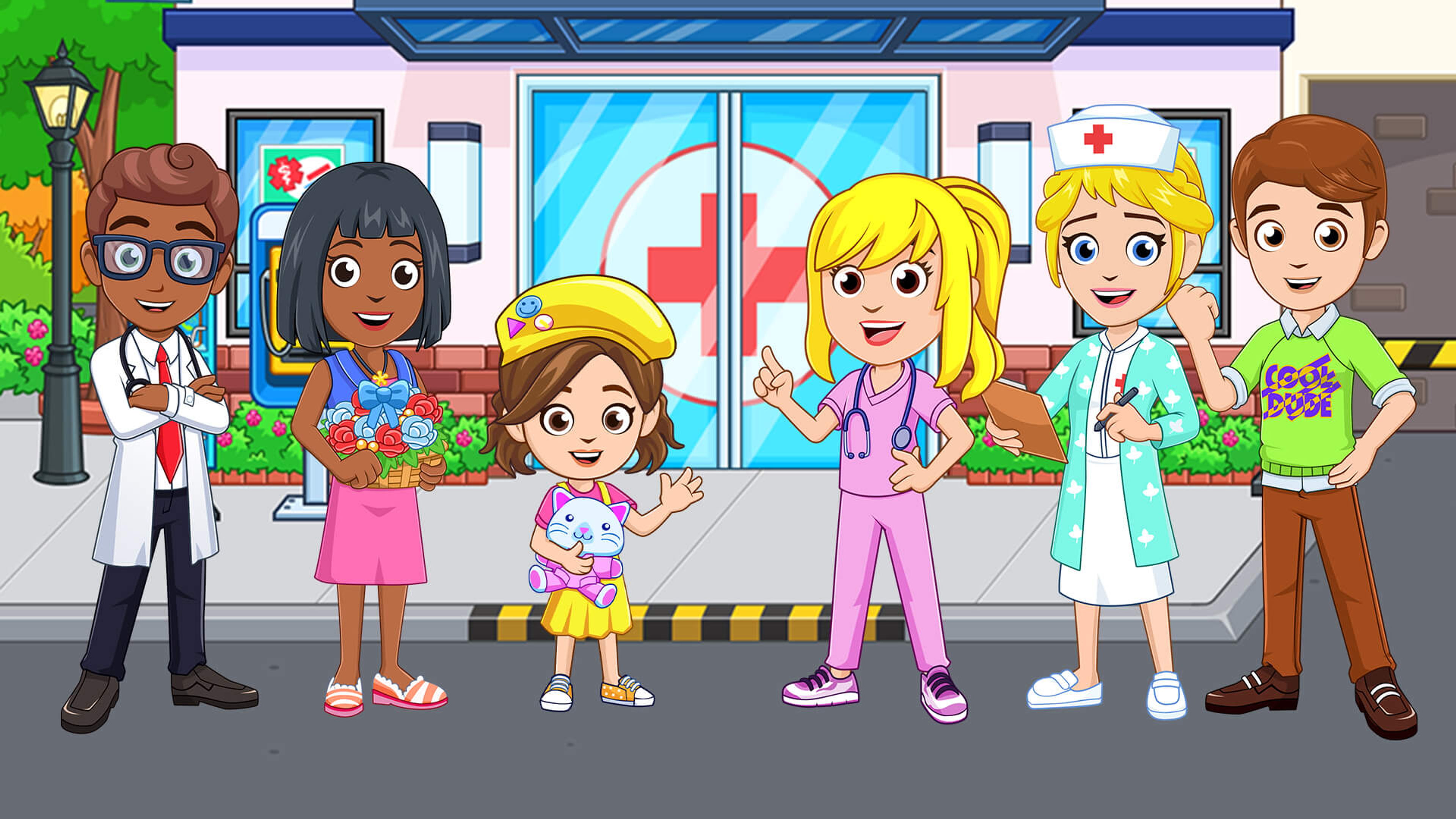 Hospital Games Illustration