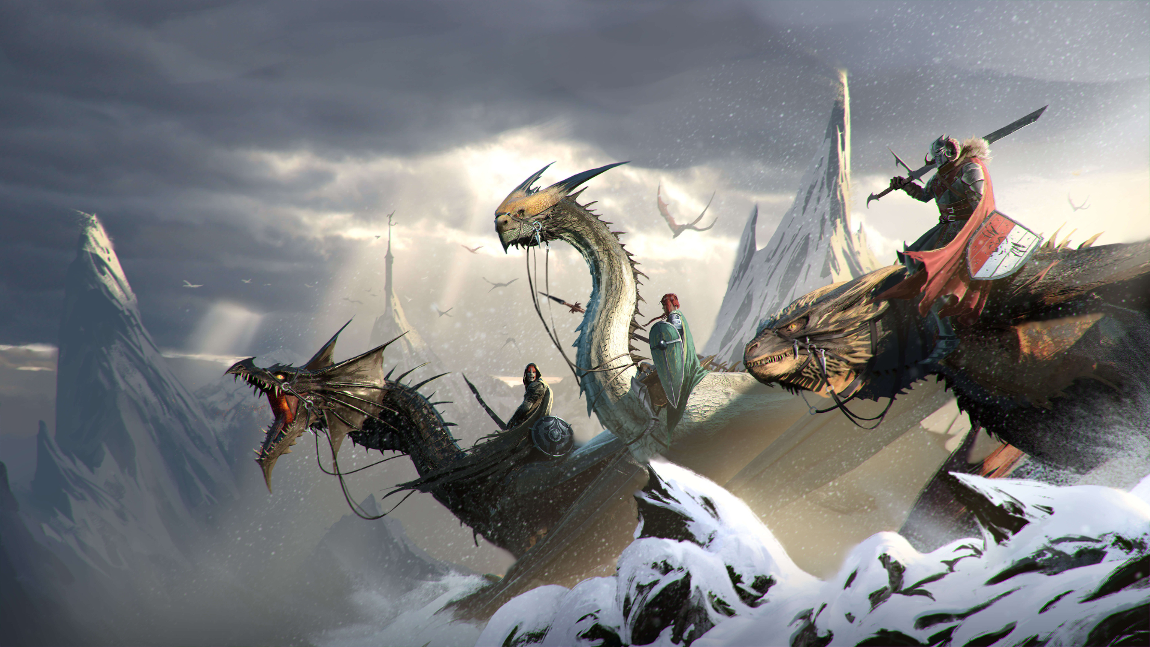 Dragon Games Illustration