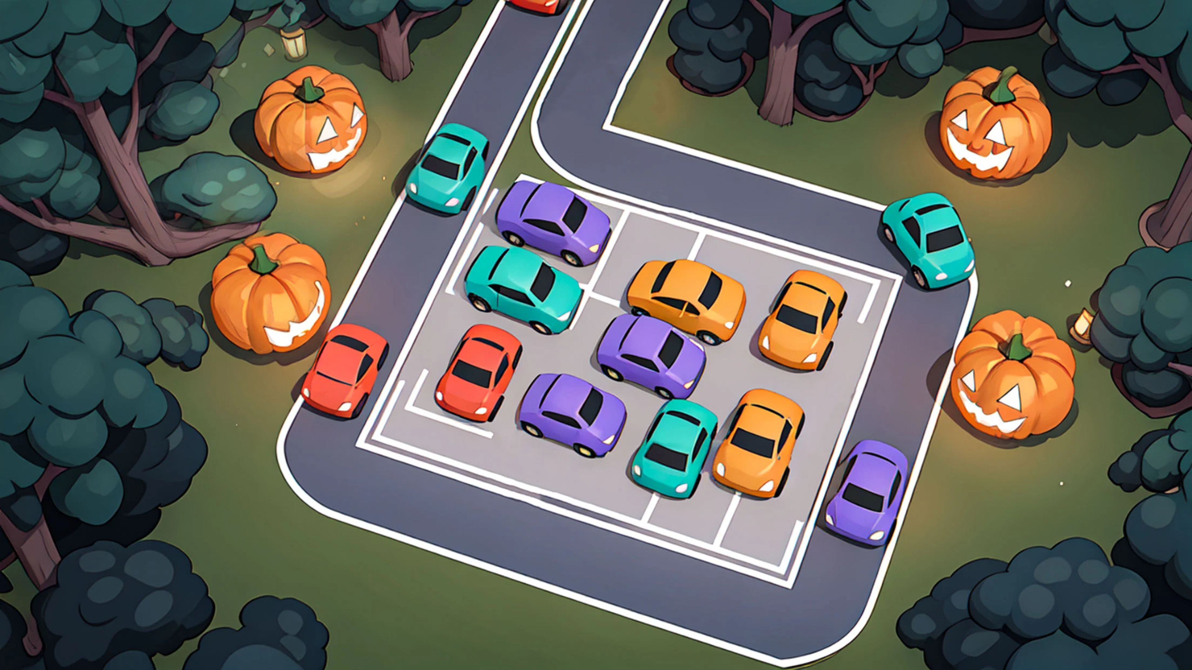 Parking Games Illustration
