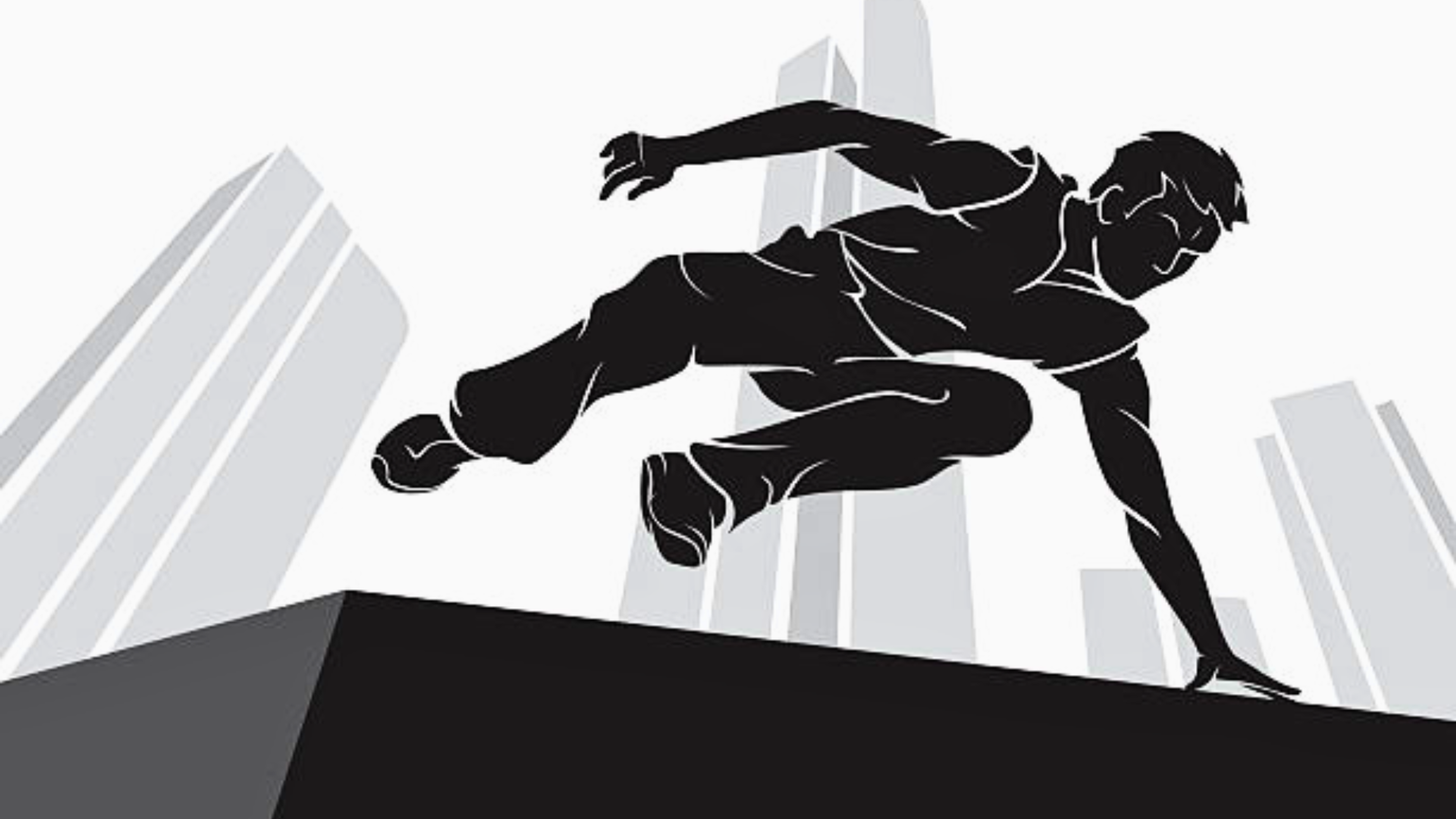 Parkour Games Illustration
