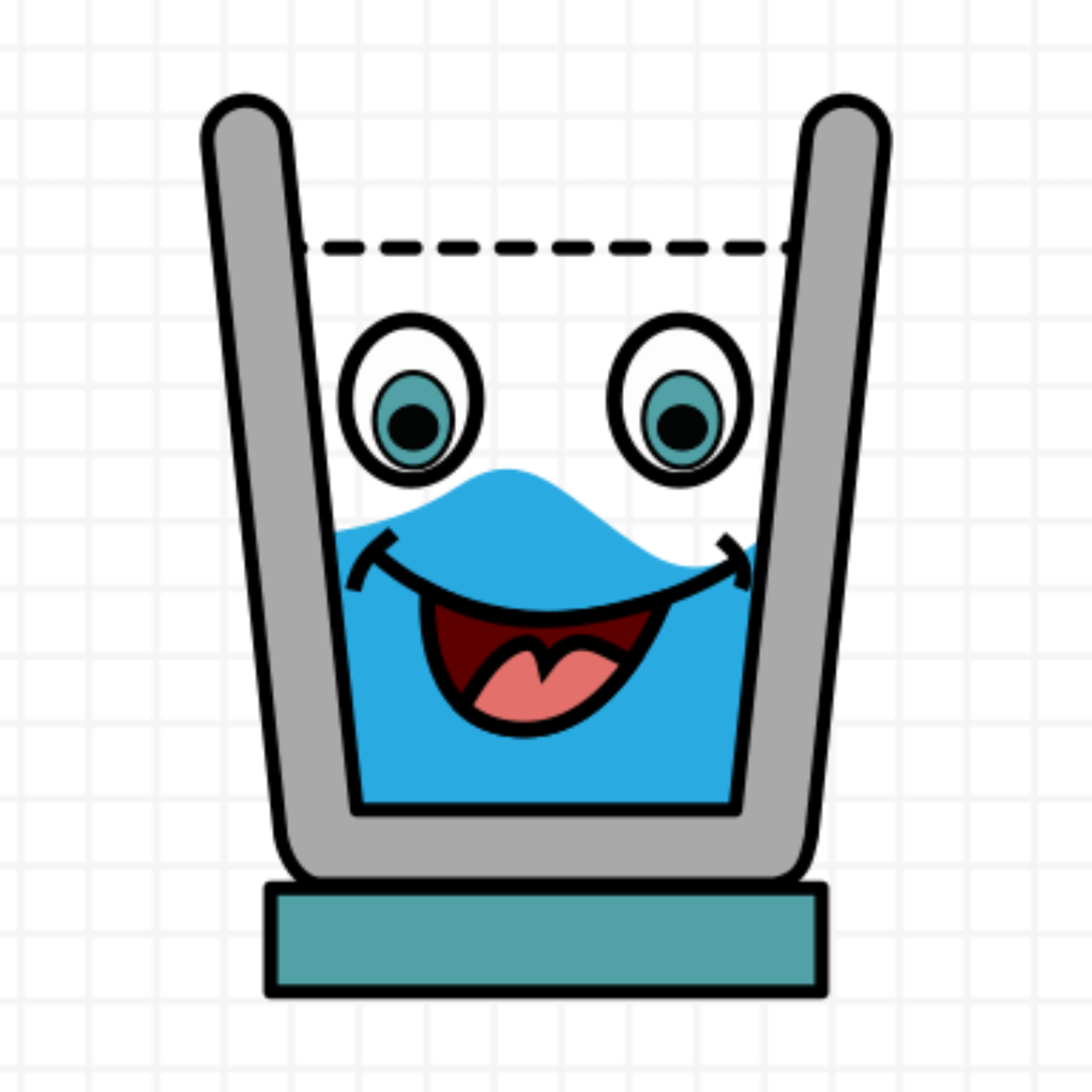 SMILING GLASS Illustration