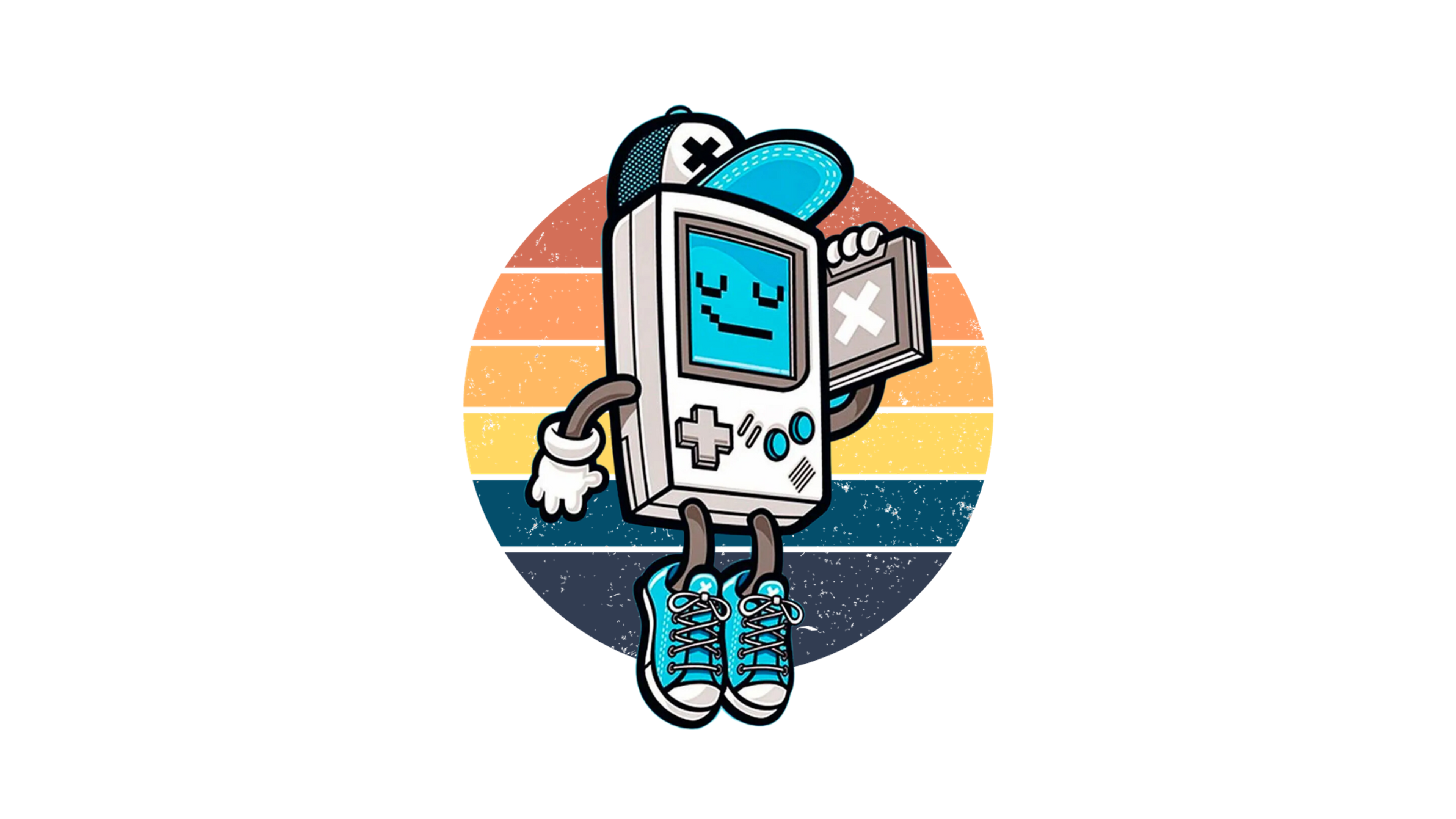 Retro Games Illustration