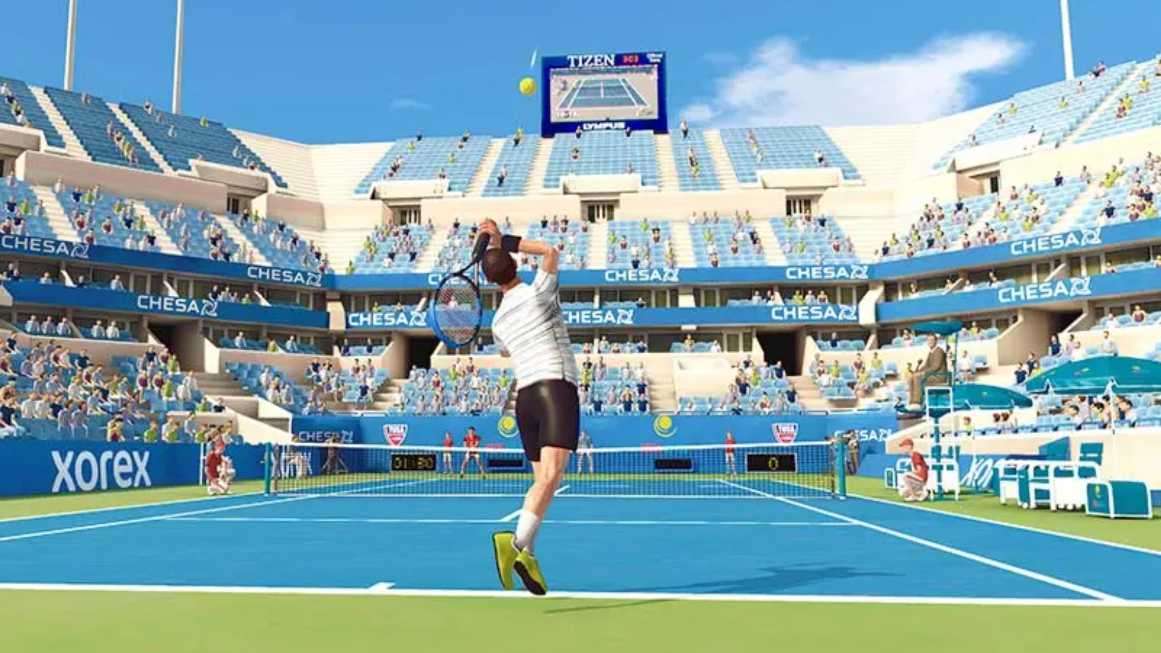Tennis Games Illustration