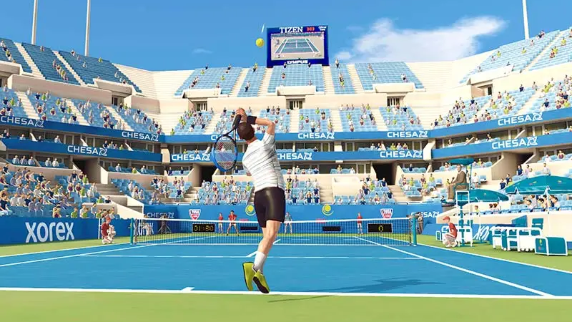 Tennis Games Illustration Tennis Games Illustration