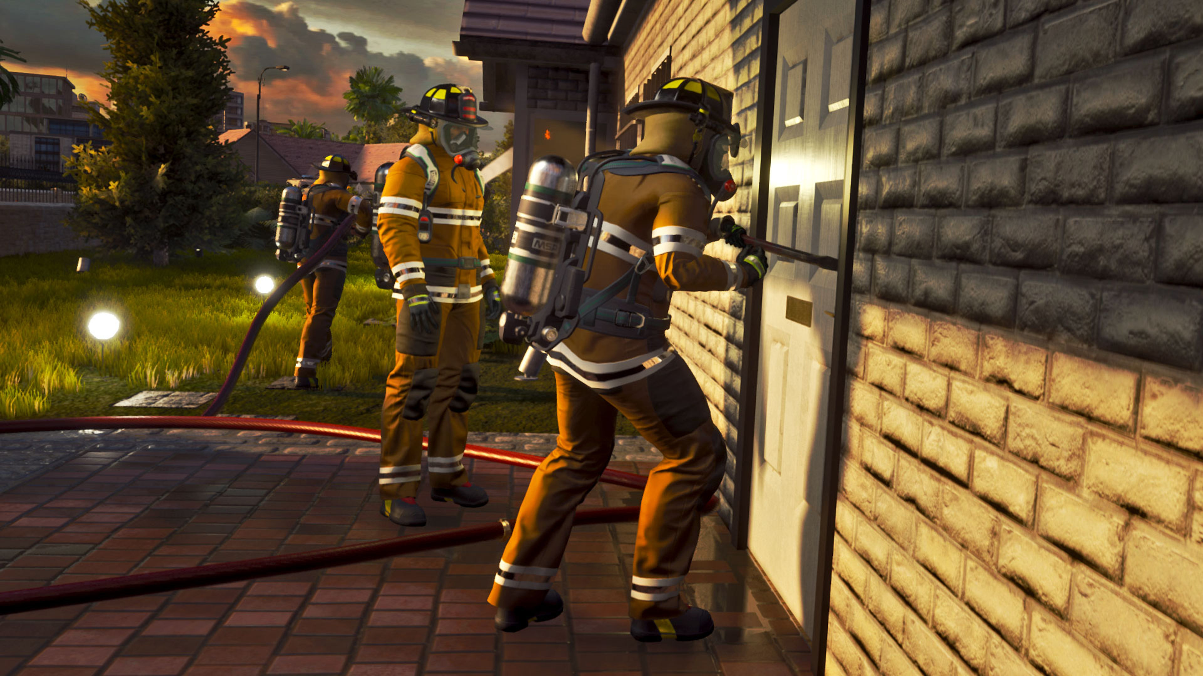 Firefighter Games Illustration