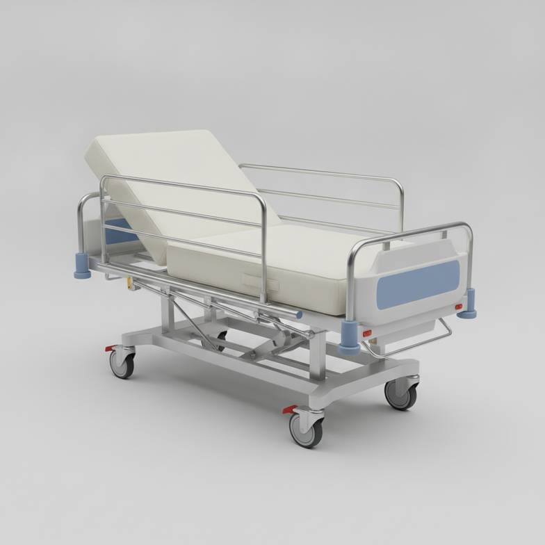 Patient Transfer Trolleys: Side Rails, Mattresses and Safety Features