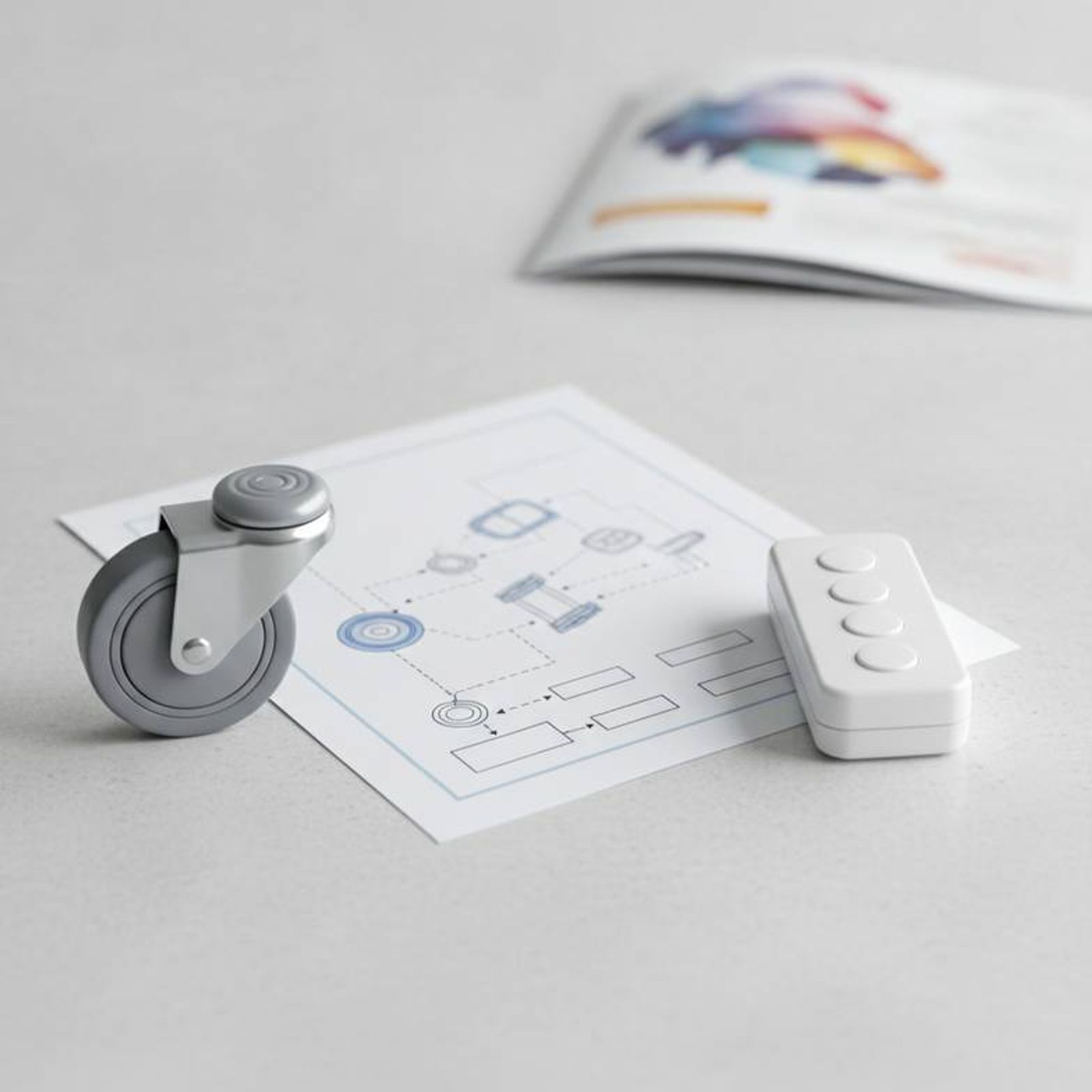 A sample spare parts list document for hospital bed preventive maintenance and repair.