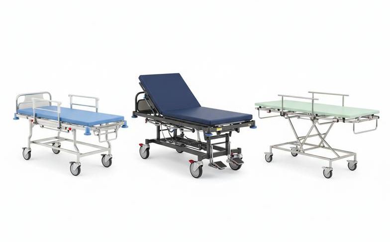 Types of Hospital Stretchers: Transfer, Emergency, Hydraulic and Ambulance Models