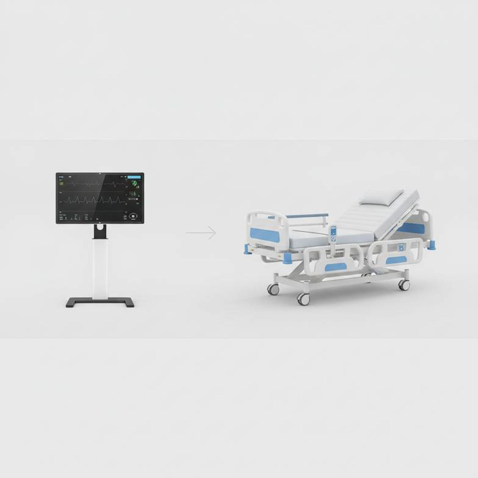 A chart showing how medical equipment distributors can link furniture to their existing product lines.