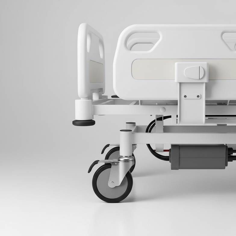Hospital Bed Parts Explained: Rails, Wheels, Cranks, Motors, and IV Pole Options