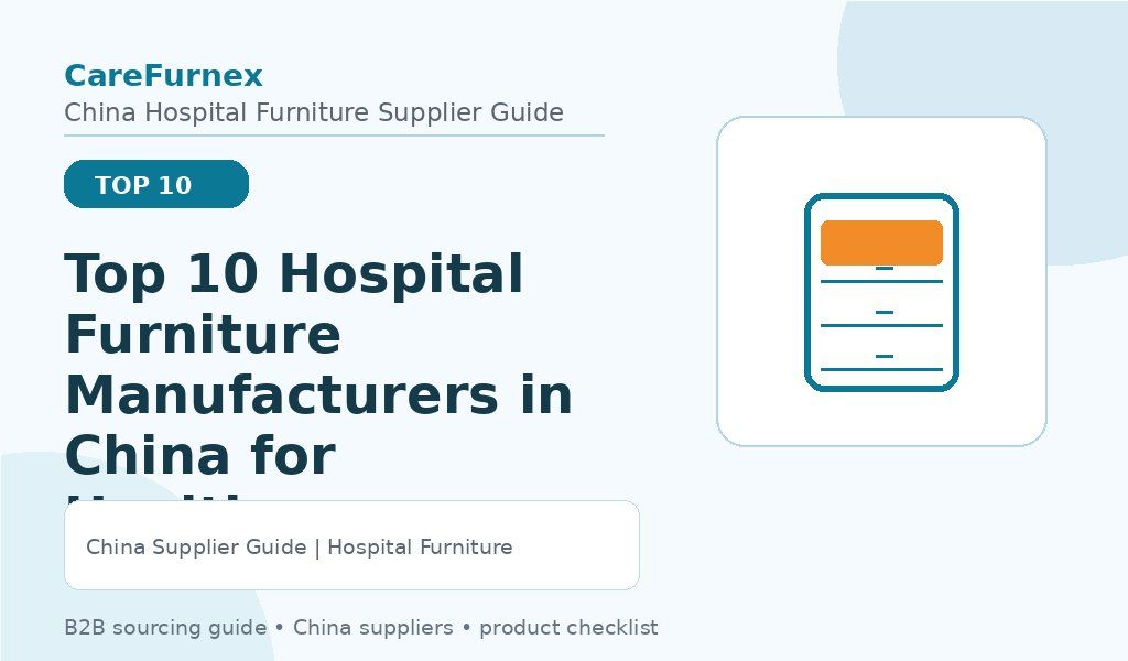 Top 10 Hospital Furniture Manufacturers in China for Healthcare Projects