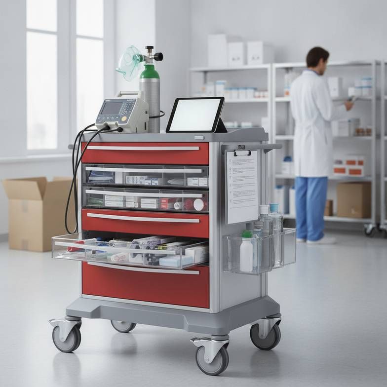 Emergency Cart Checklist: What Should Be Included in a Crash Cart? image 1
