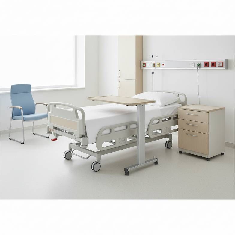Patient Room Furniture Packages: Beds, Bedside Cabinets, Tables and Seating