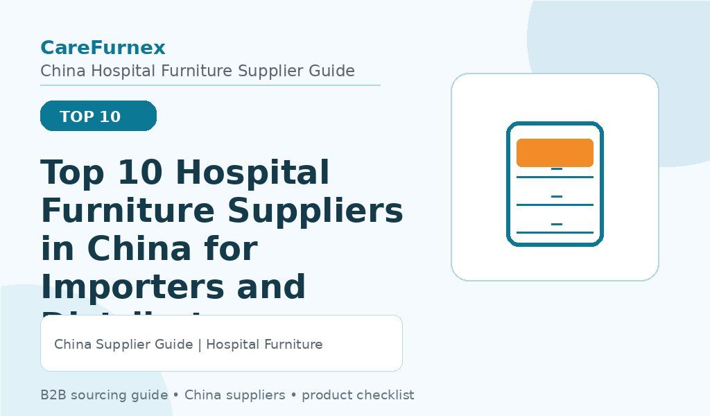 Top 10 Hospital Furniture Suppliers in China for Importers and Distributors