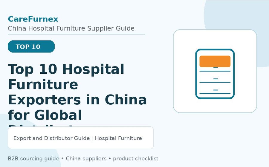 Top 10 Hospital Furniture Exporters in China for Global Distributors