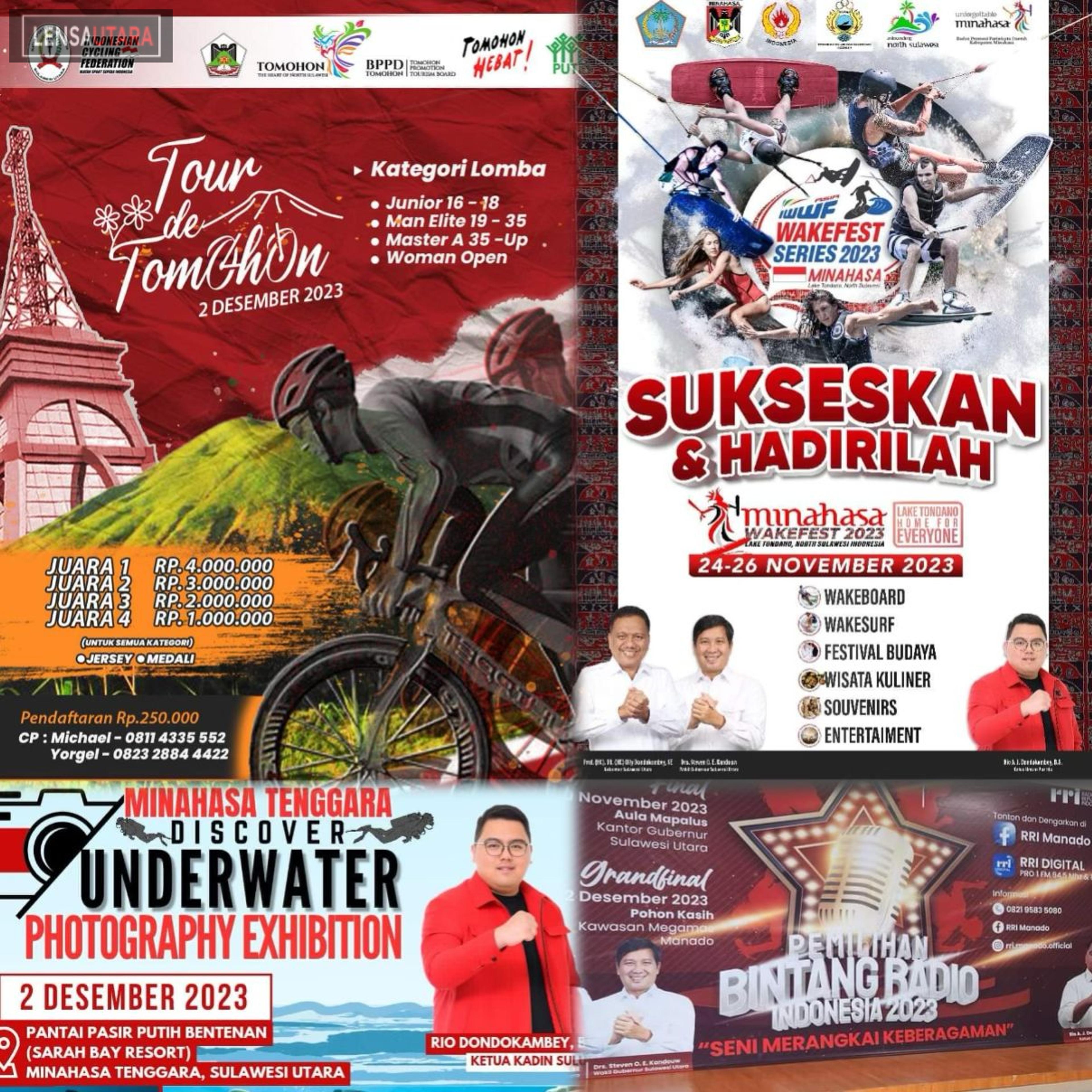 5 Iven Internasional Digelar di Sulut, “Tour de Tomohon” akan Jadi Iven Tahunan