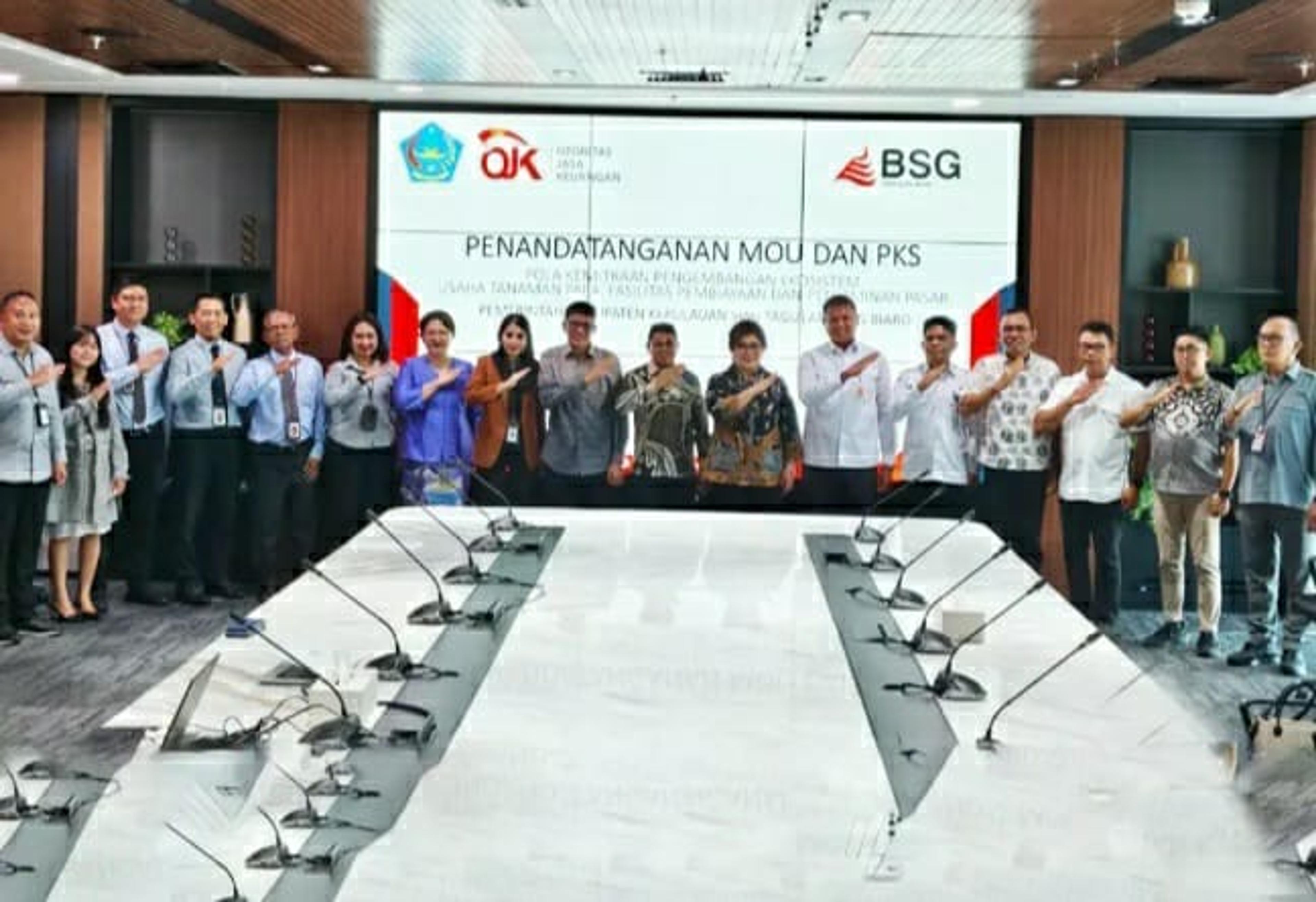 Dorong Pertumbuhan Ekonomi, BSG dan Pemkab Kepulauan Sitaro Tandatangani MoU Ekosistem Pala