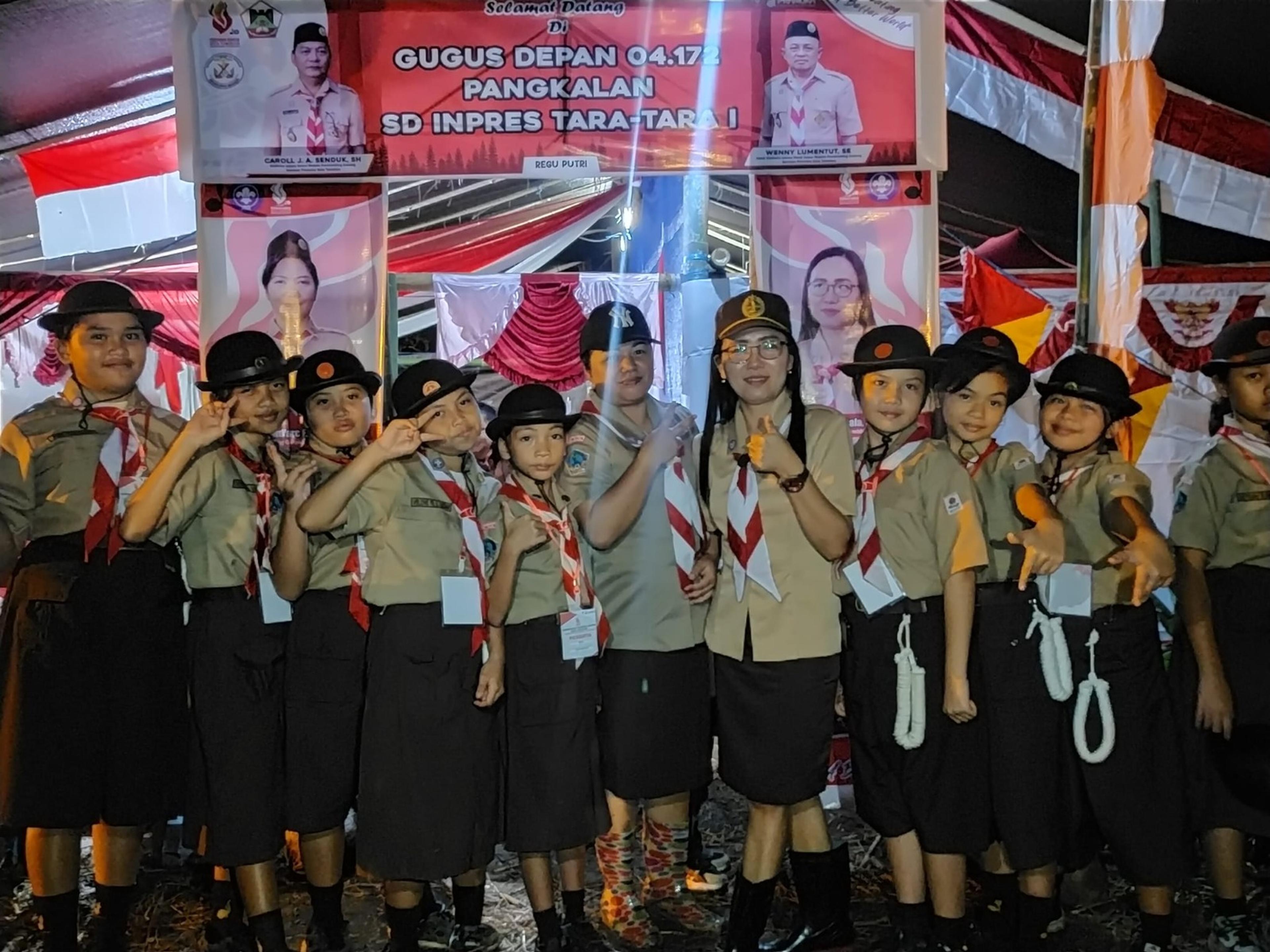 Perkemahan Kwarcab Kota Tomohon Resmi ditutup Oleh Kak Jeand’arc