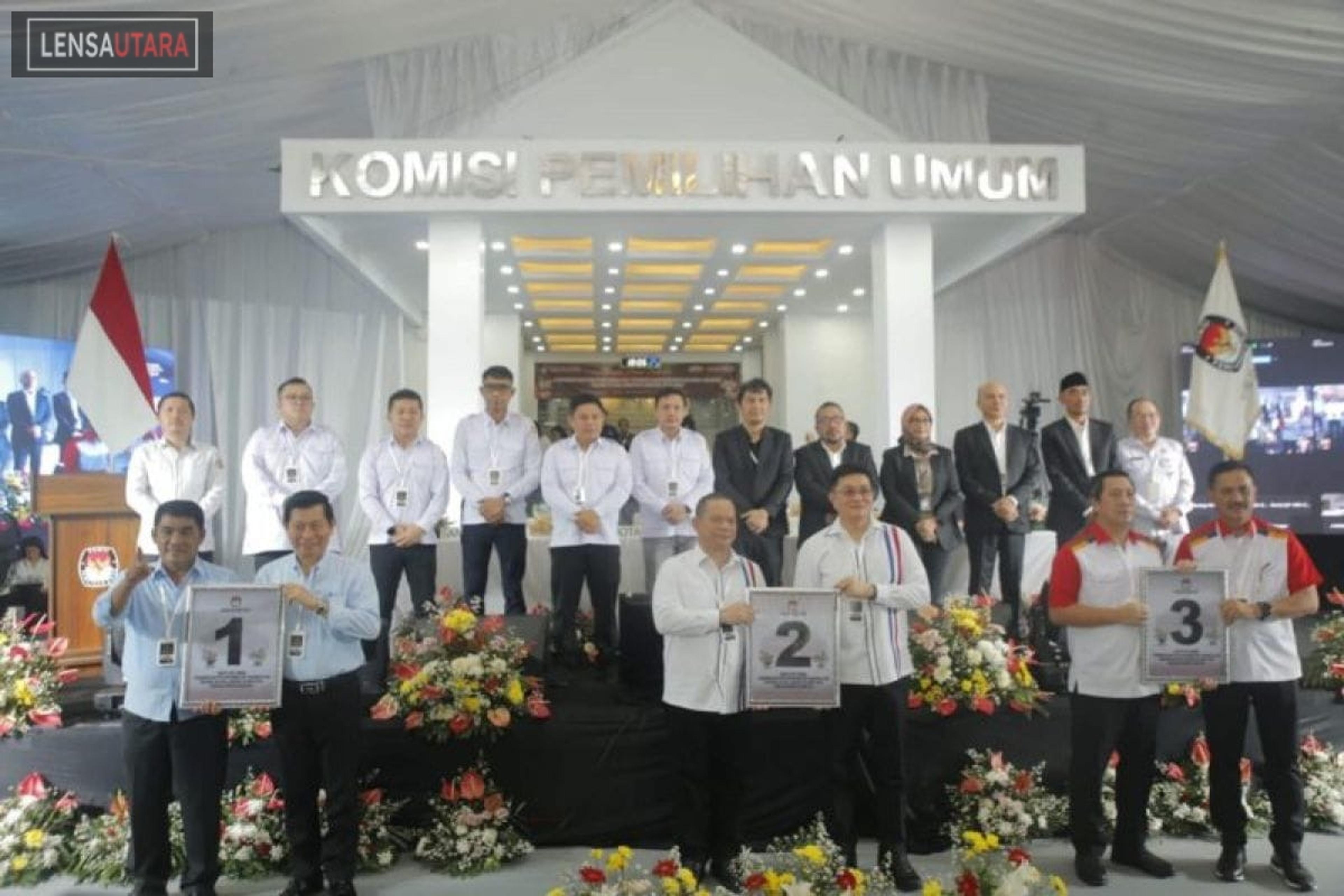 Ini Nomor Urut Calon Gubernur-Wakil Gubernur Sulut Hasil Undi KPU