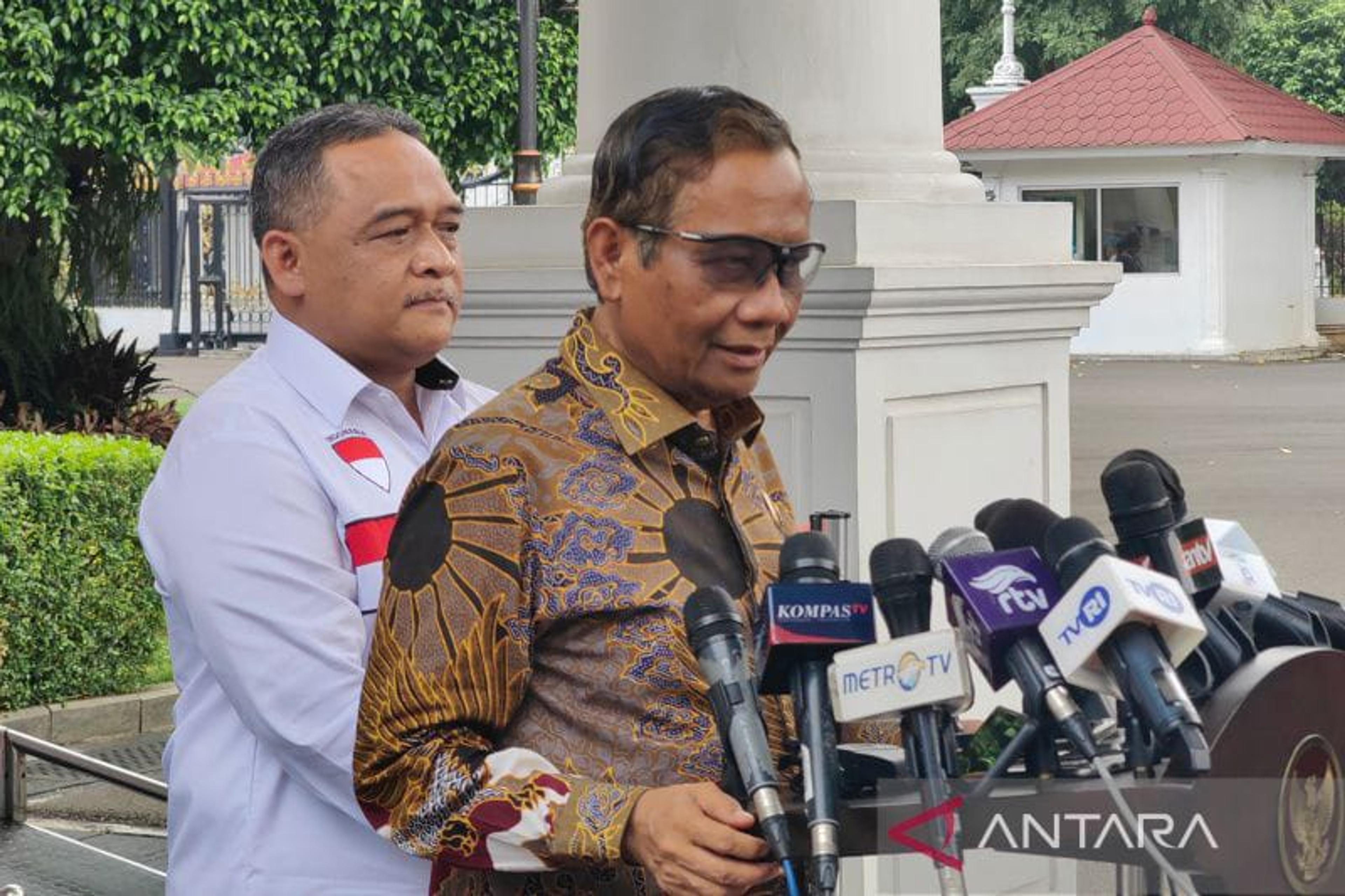 Mahfud MD: Presiden Perintahkan Kapolri Berantas Oknum Pelindung Tindak Pidana Perdagangan Orang