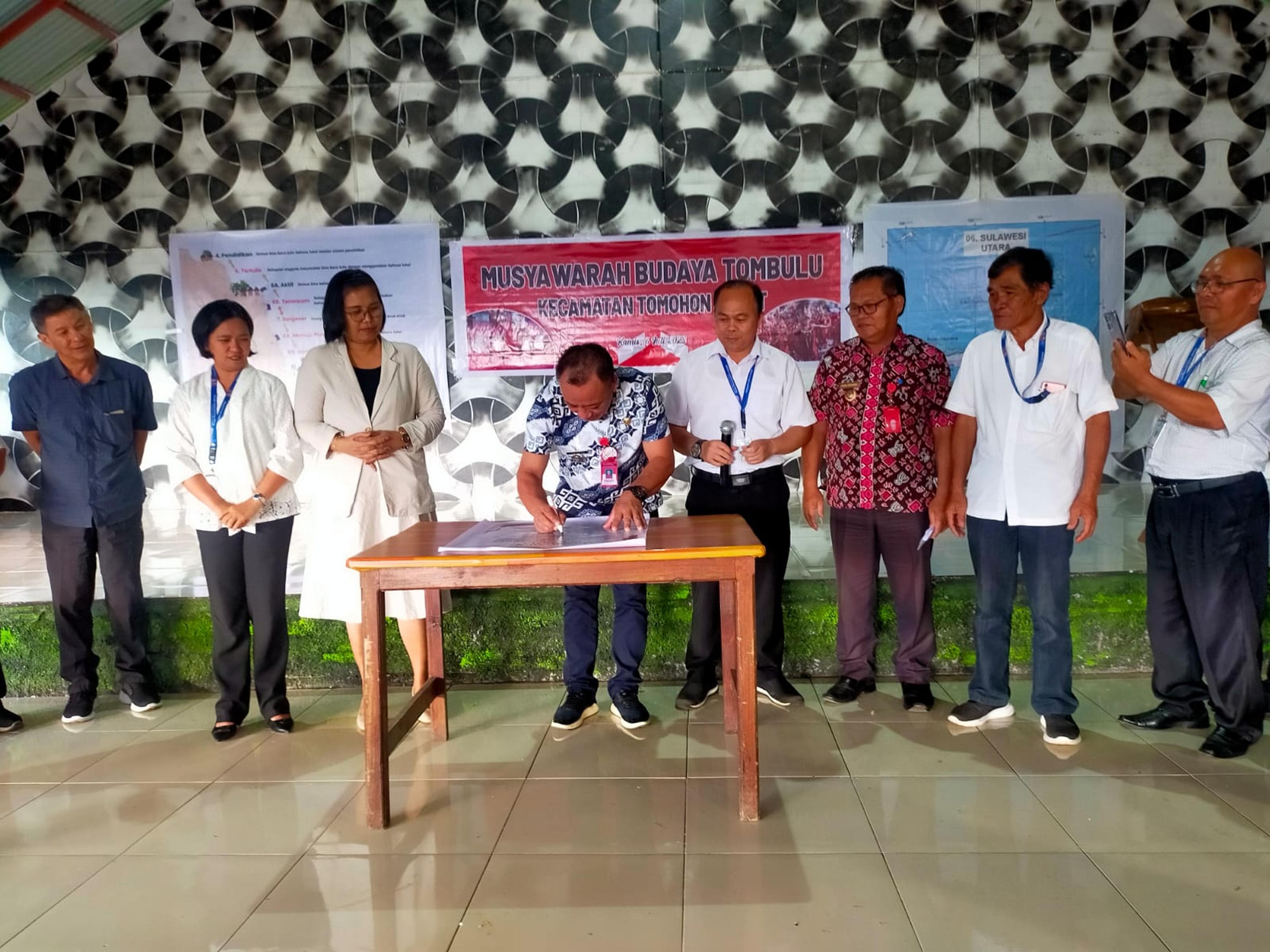 Bahasa Tombulu Terancam Punah, Pemerintah Kecamatan Tomohon Barat Gelar Musyawarah Budaya Tombulu