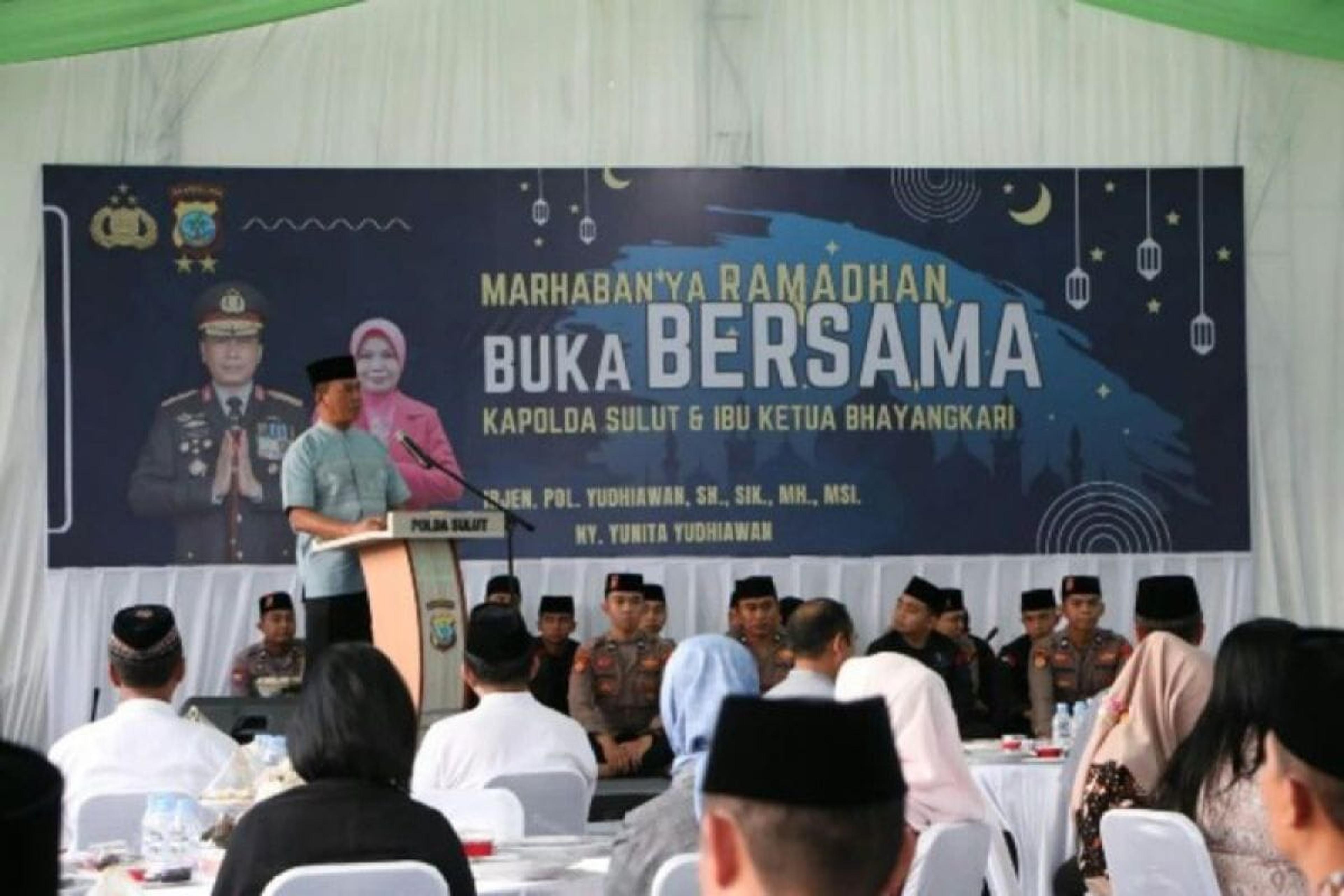 Kapolda Sulut Buka Puasa Bersama Forkopimda dan Tokoh Agama