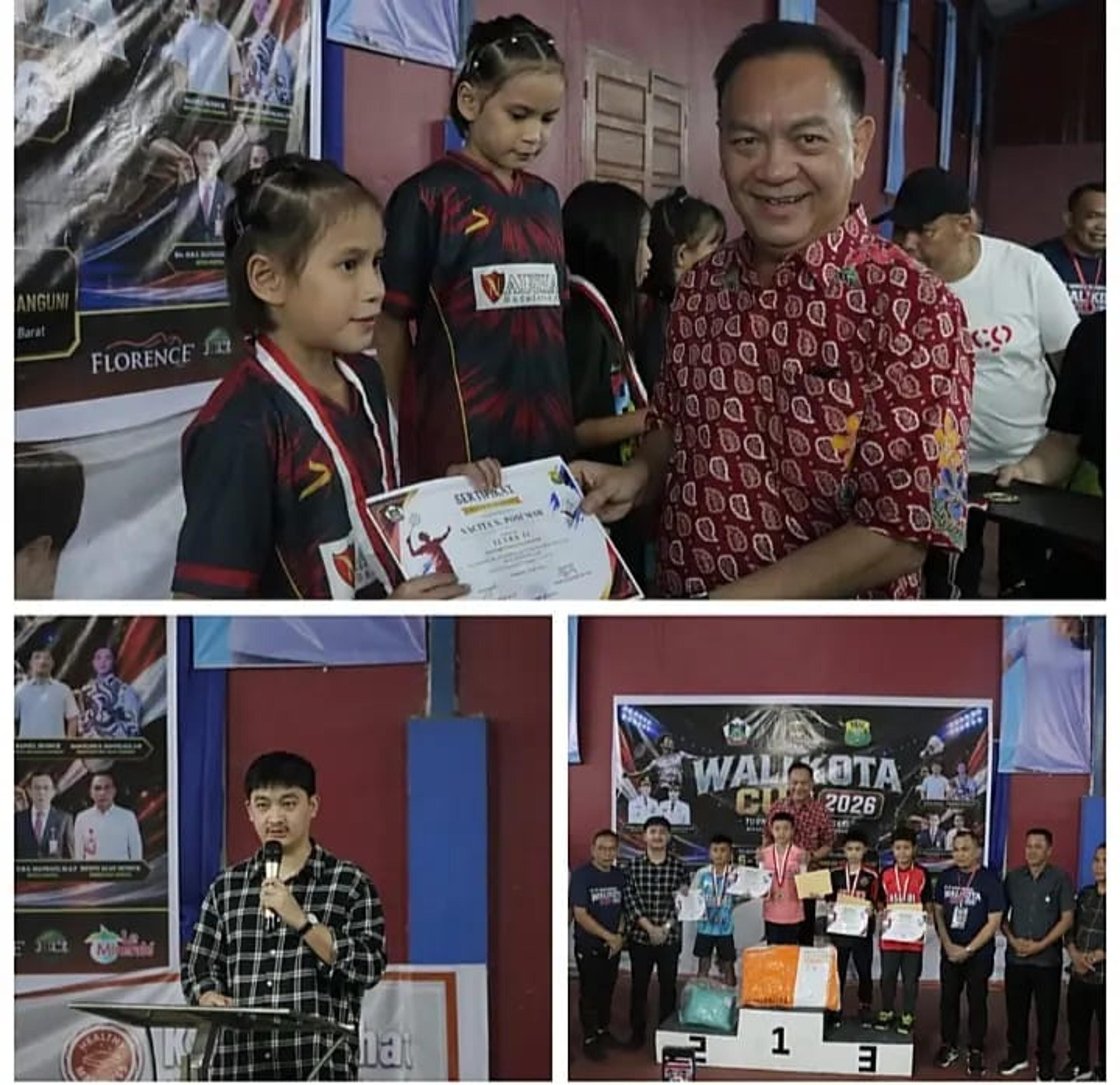 Kejuaraan Bulutangkis Terbuka Wali Kota Tomohon Cup 2026 Berakhir Sukses