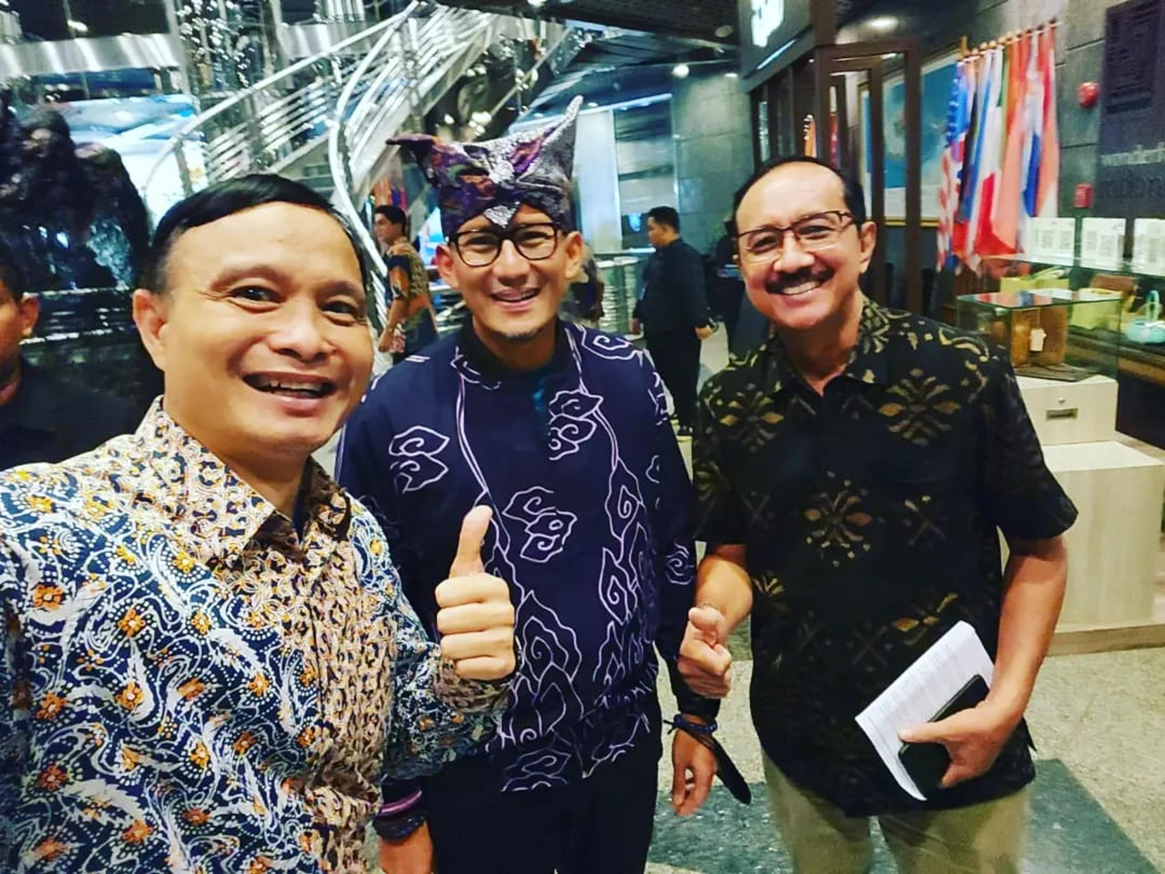 Ketua BPPD Bitung Bertemu Menparekraf Sandiaga Uno Terkait “International Tourism Investment Forum 2023”