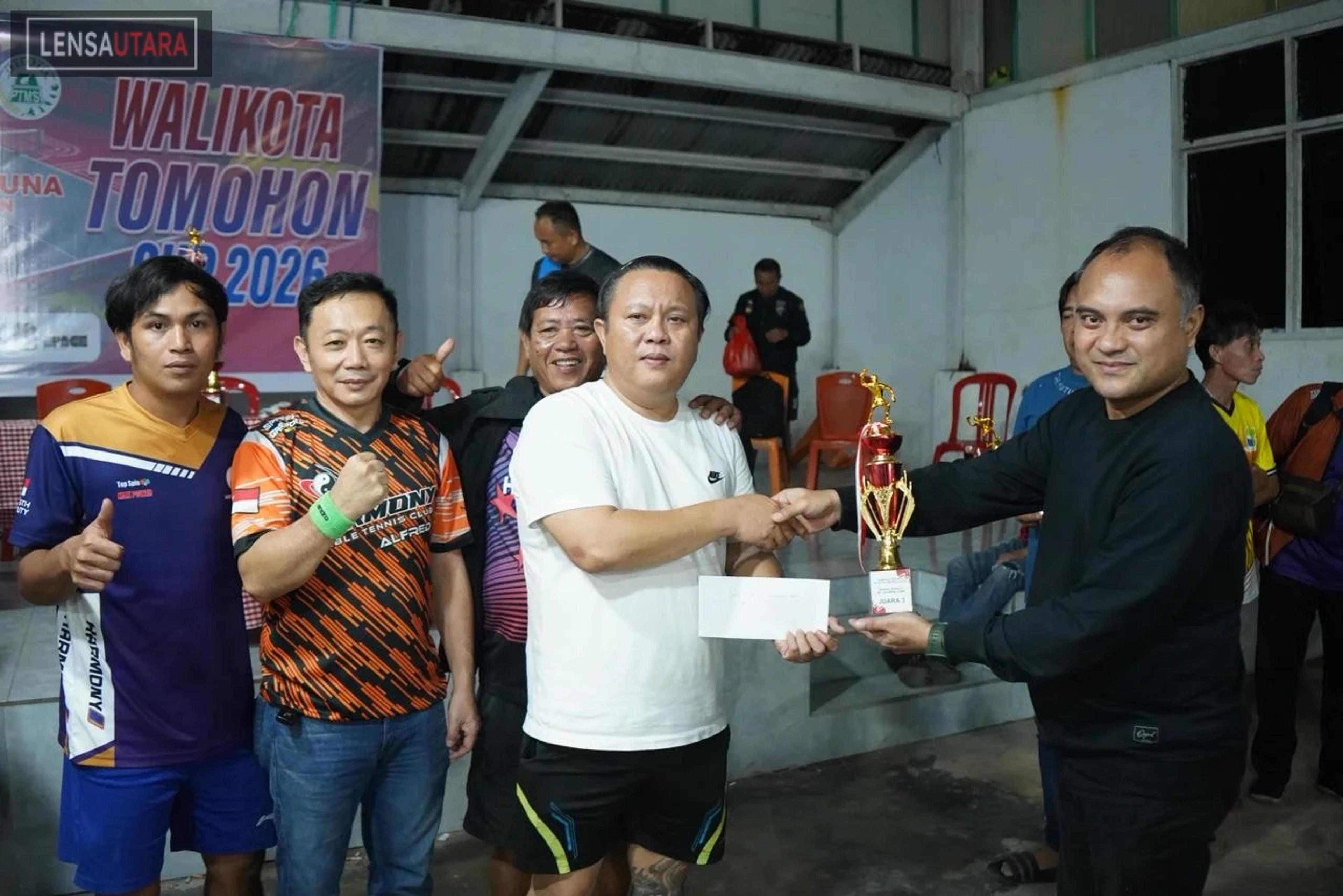 Karang Taruna Sukses Gelar Walikota Cup 2026 Tomohon Jadi Tuan Rumah Atlet Tenis Meja Sulut