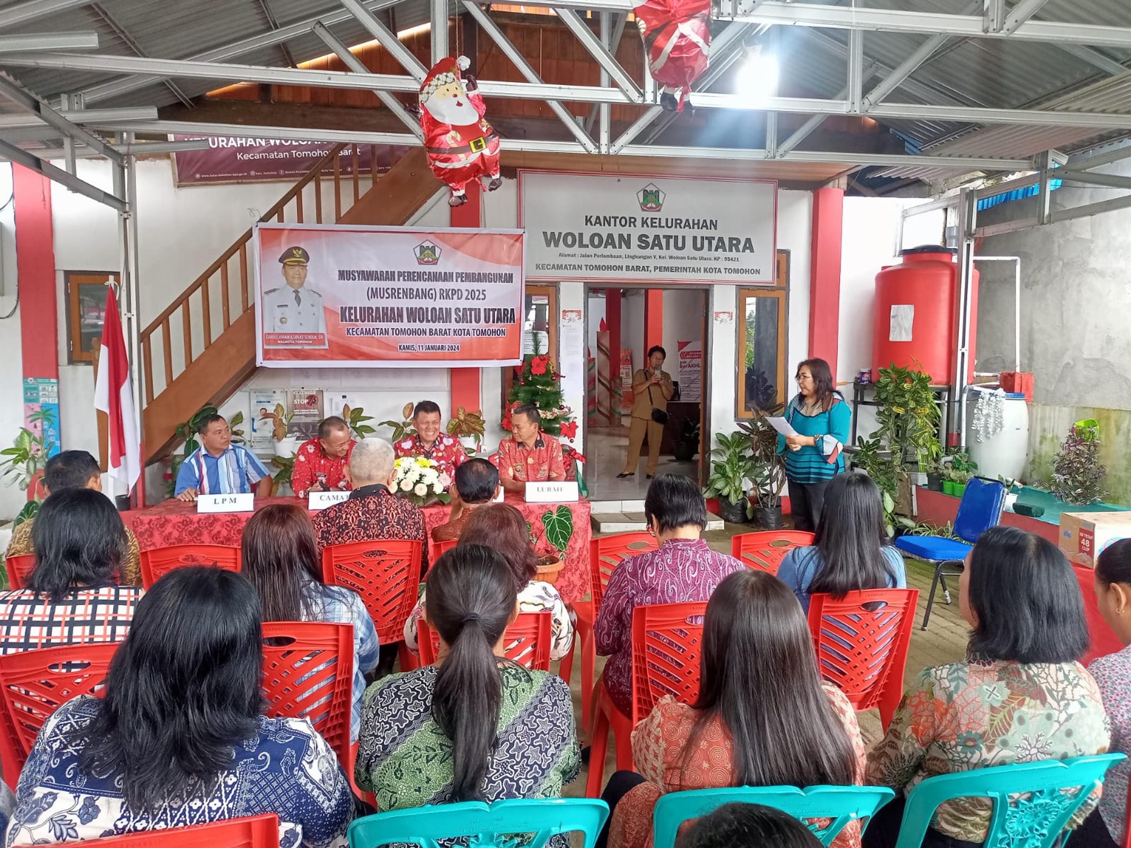 Kampung Budaya Diusulkan dalam Musrenbang RKPD Kota Tomohon Tahun 2025