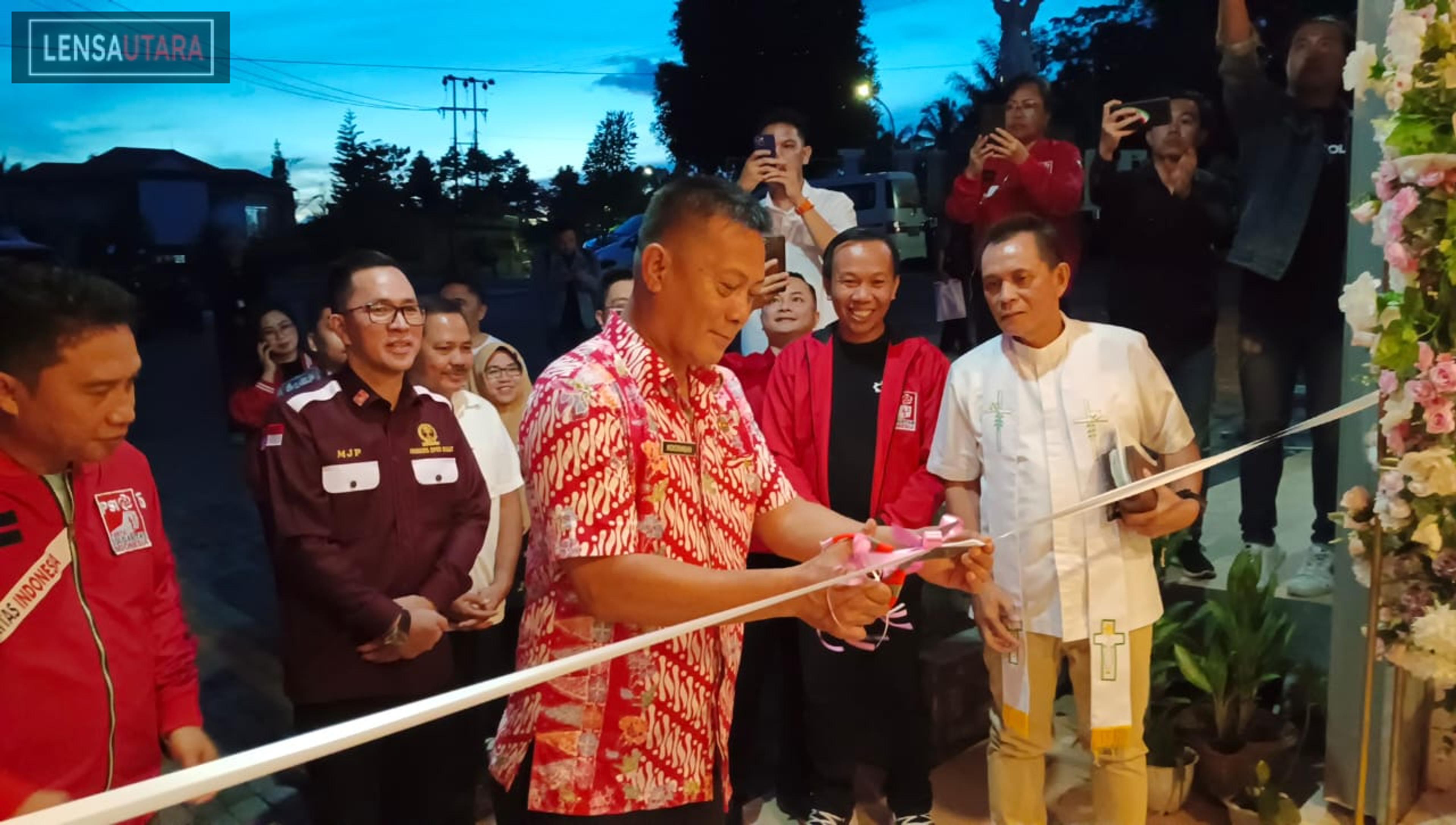 PSI Kota Tomohon Resmikan Wale Solidaritas Sebagai Rumah Aspirasi Masyakat