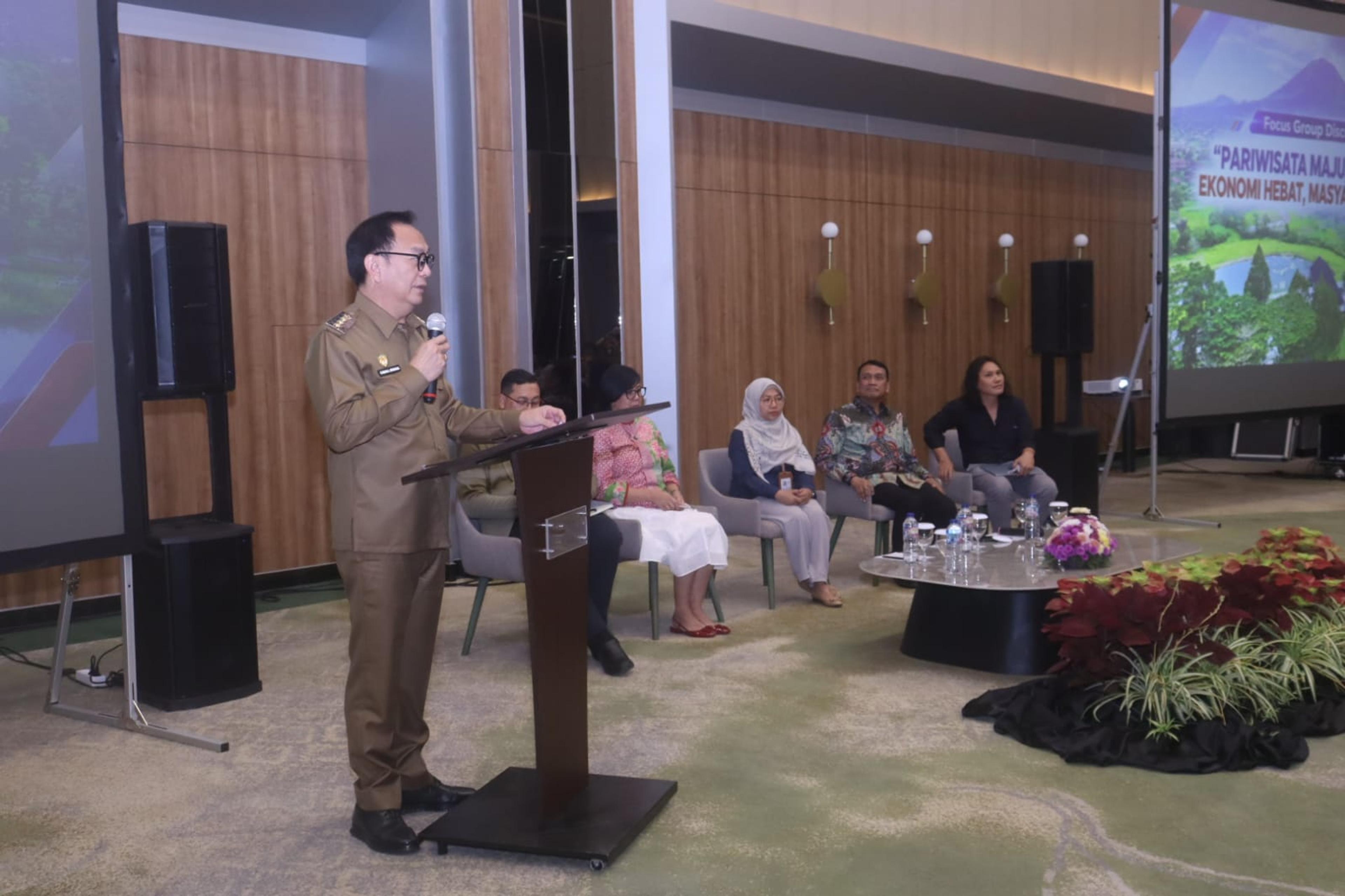 Wali Kota Tomohon Hadiri FGD "Pariwisata Maju, Berdaya Saing, Ekonomi Hebat, Masyarakat Sejahtera"