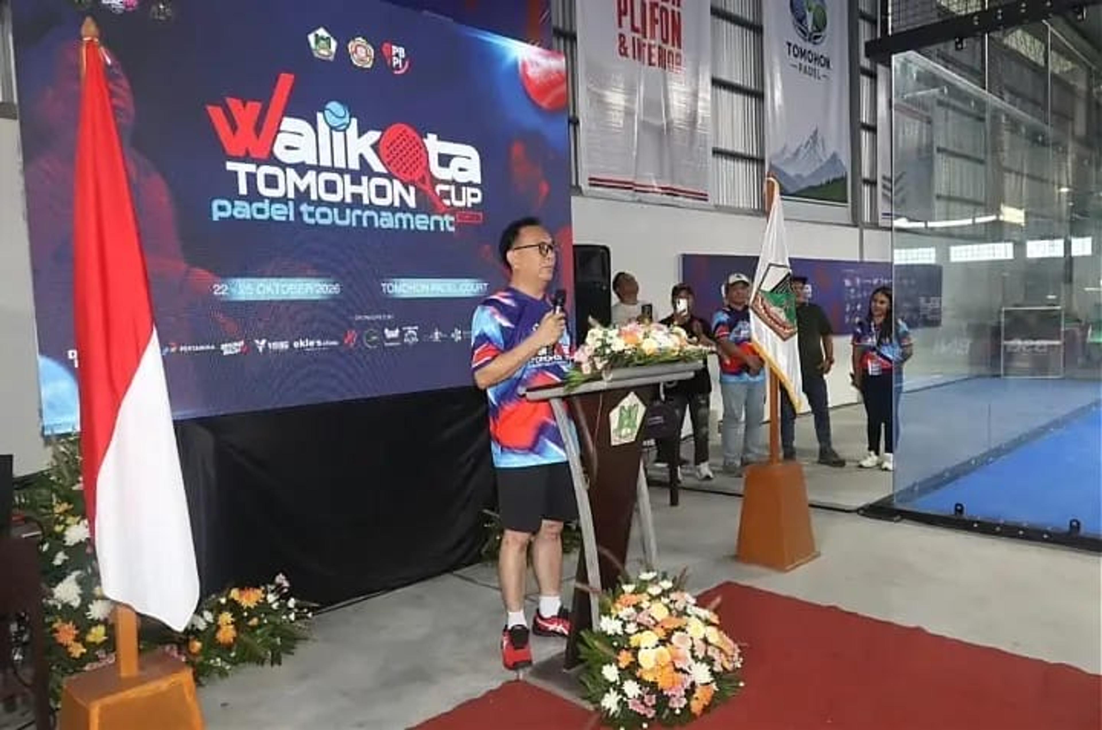 Wali Kota Tomohon Cup Padel Tournament 2026 Diikuti 149 Pasang, Caroll: Berdampak Bagi Pariwisata dan Perekonomian