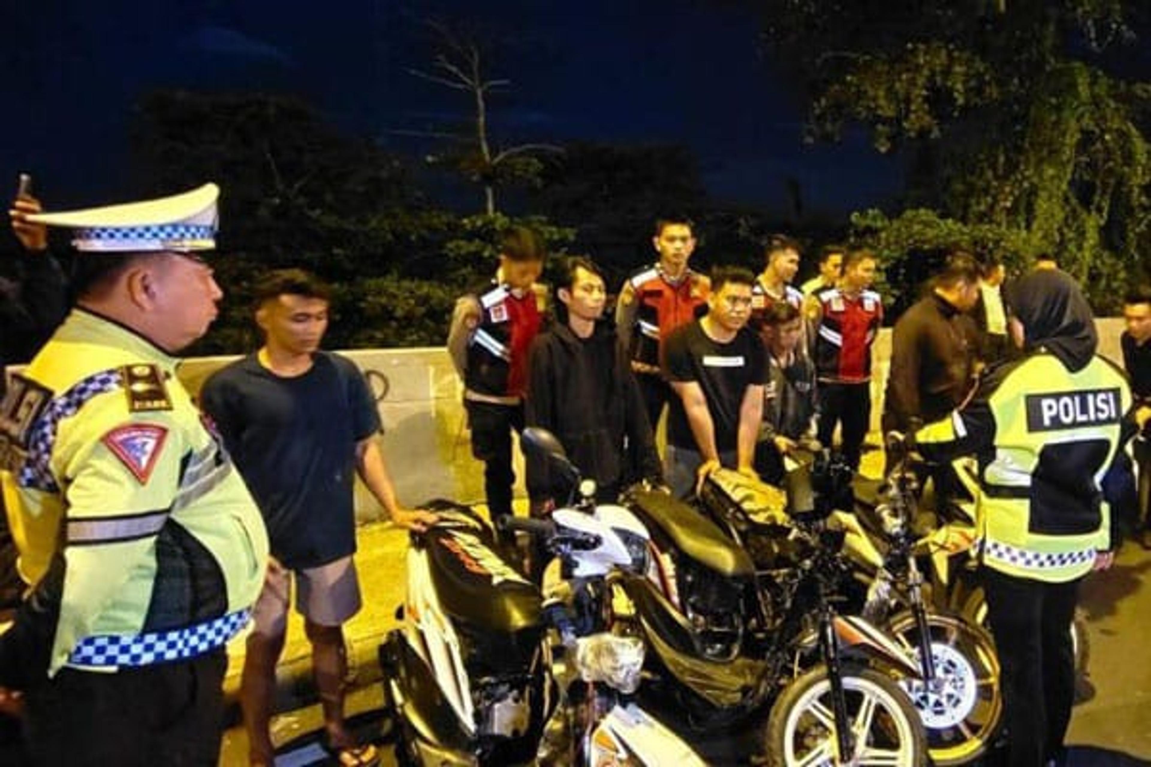Polresta Manado Razia Balap Liar, 5 Sepeda Motor Diamankan