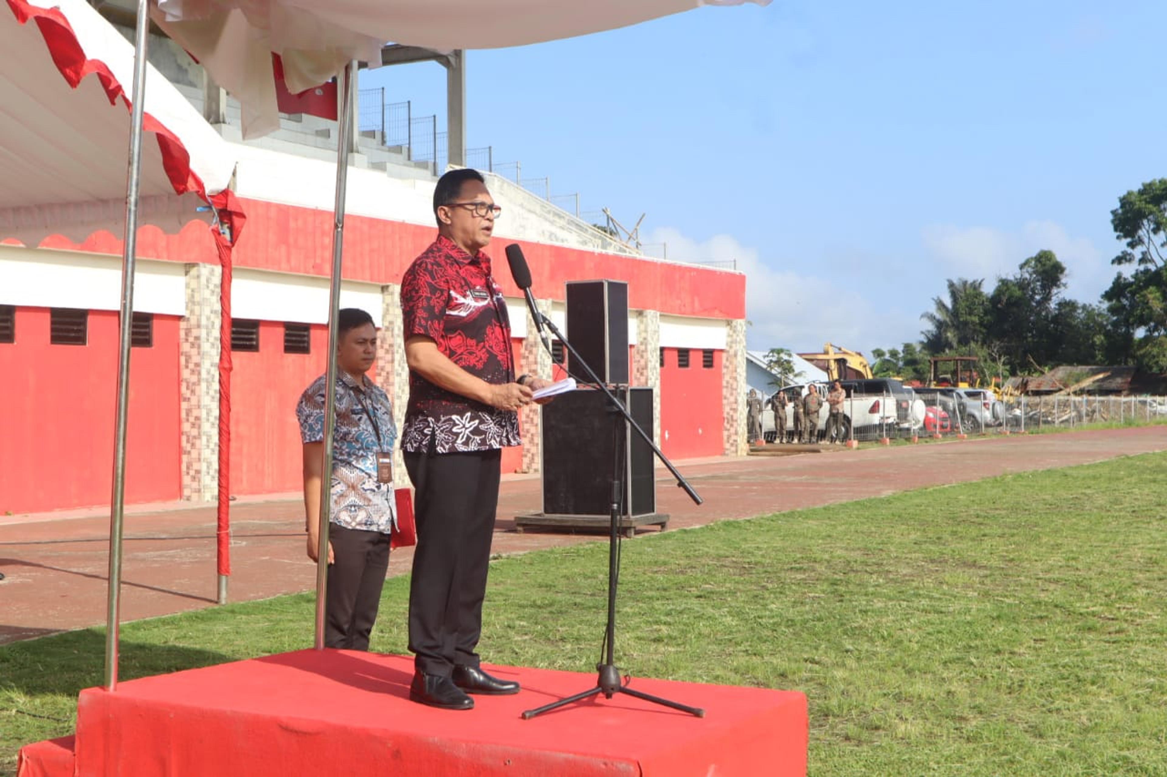 Ini Pesan Walikota Caroll dalam Apel Kerja Perdana Pemkot Tomohon